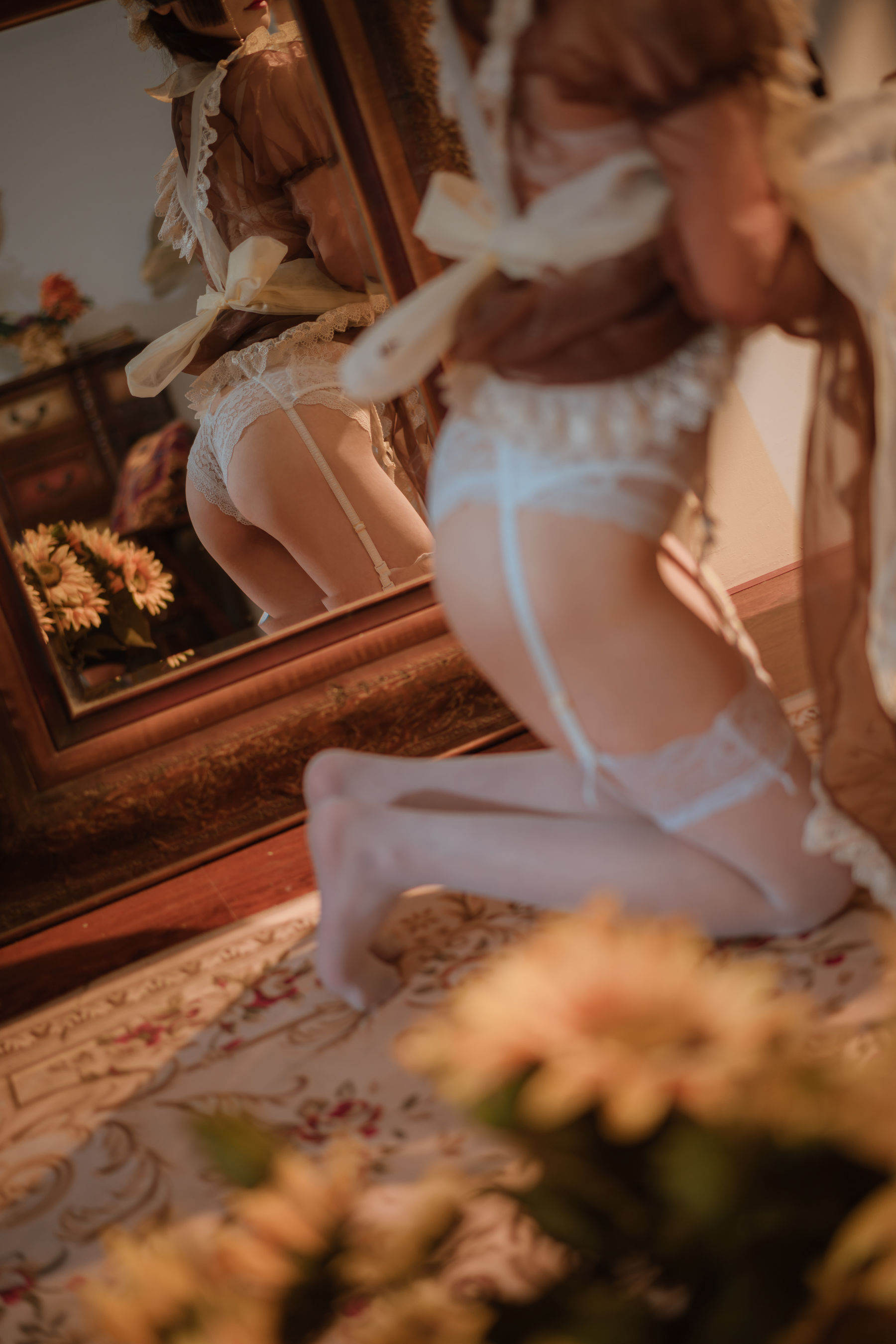 COS少女星野咪兔 透明女仆 Cosplay-第54张