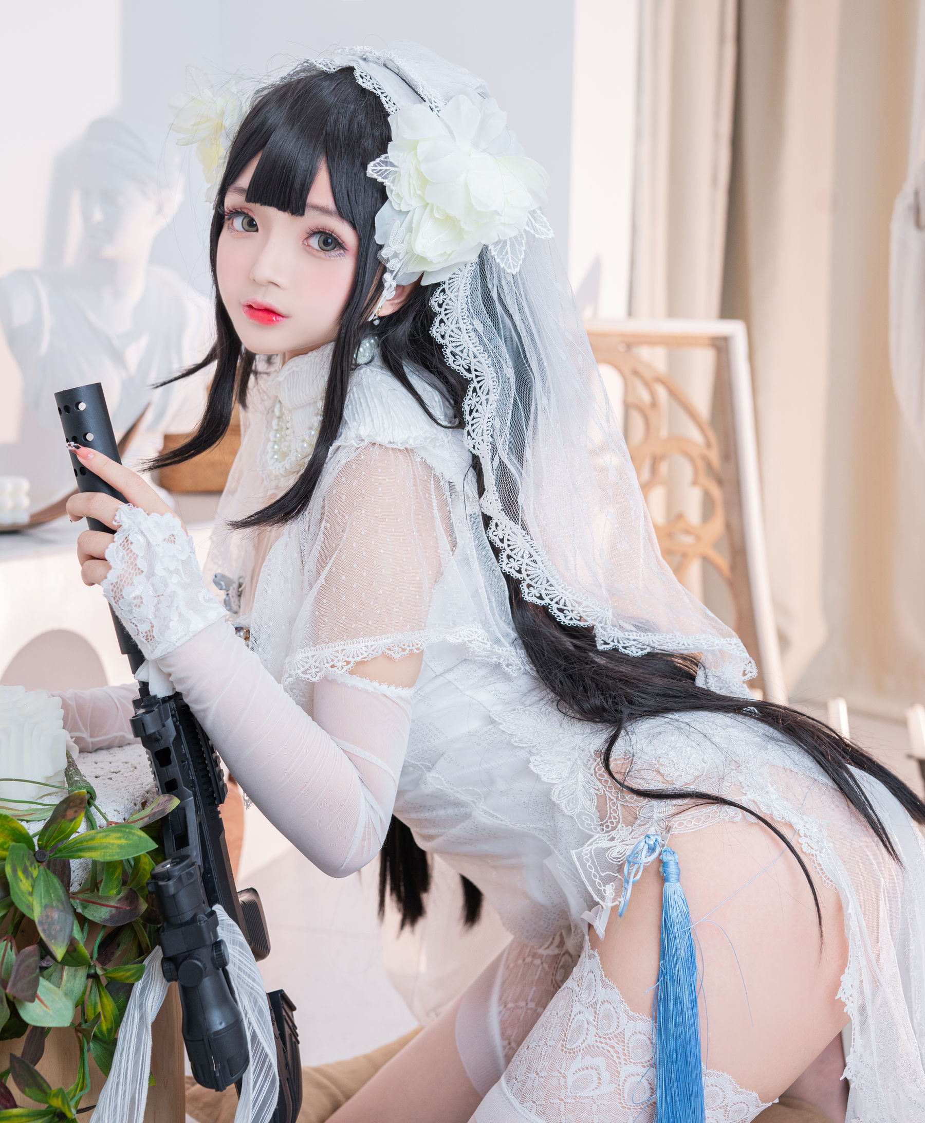 松本甜奈姣 – 95式婚纱 Cosplay-第16张
