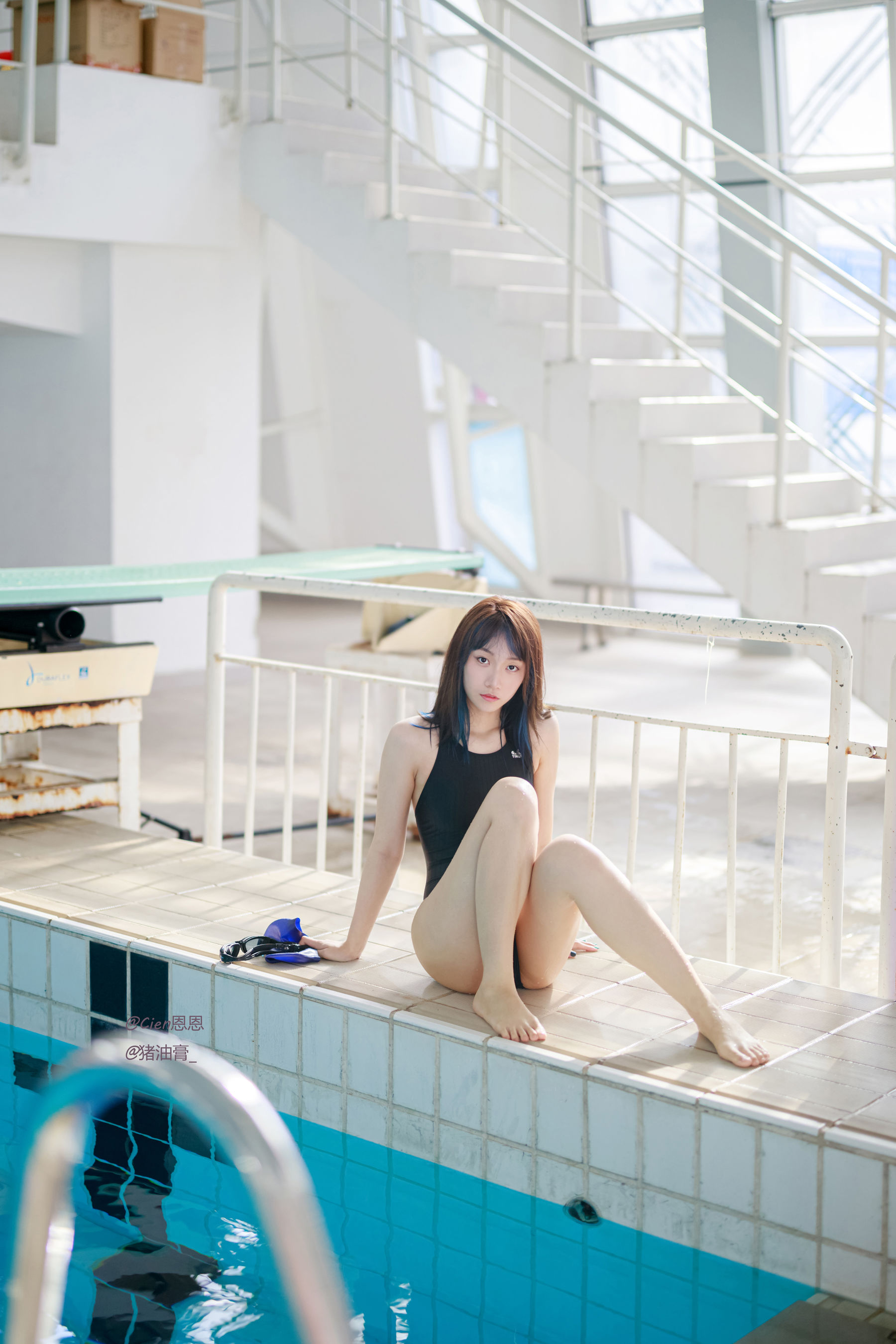 微博COS妹子Cien恩恩 – 竞泳 Cosplay-第26张