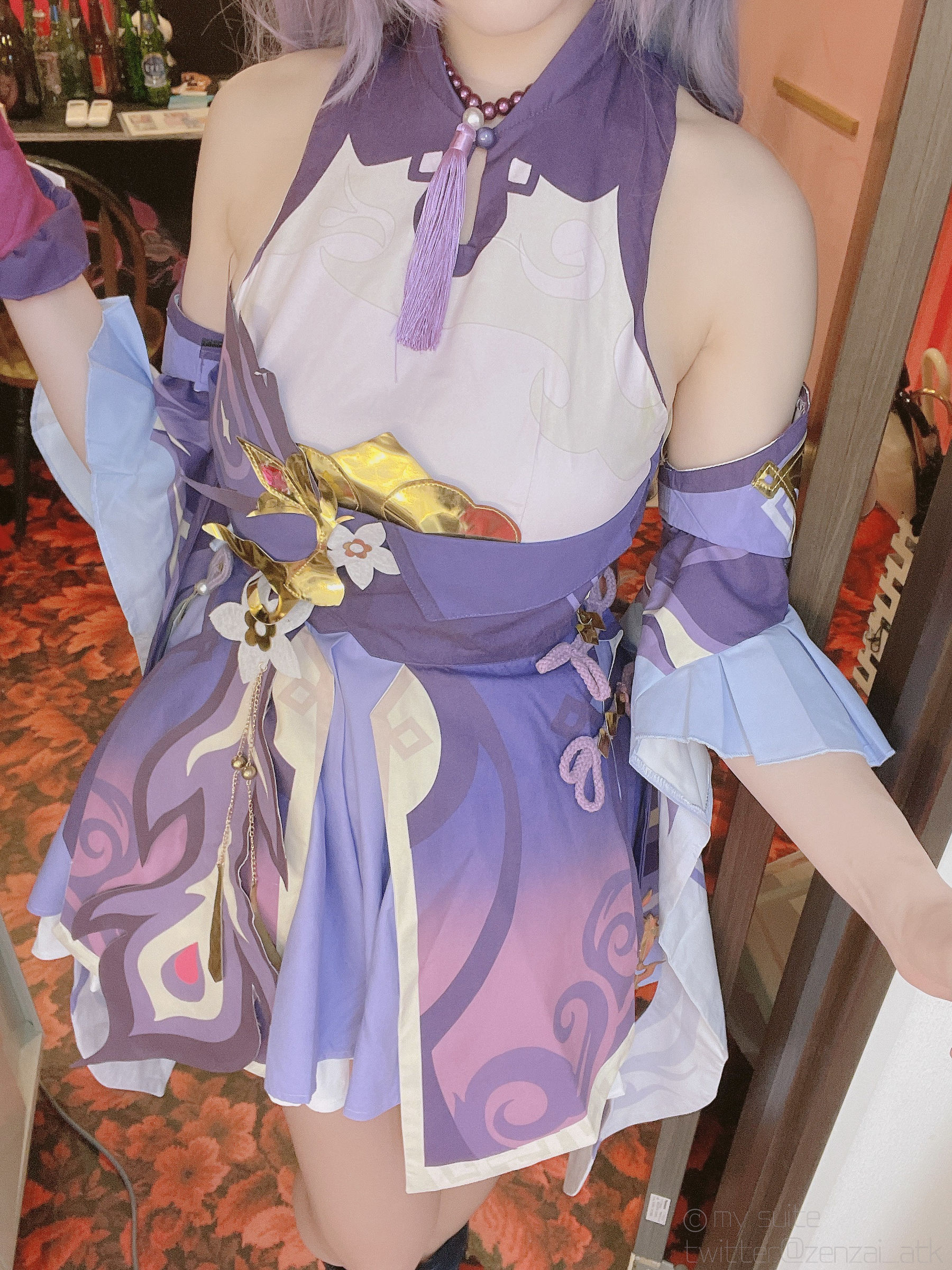(Cosplay)[my suite] Atsuki あつき – Keqing 刻晴 (Genshin Impact) Cosplay-第8张