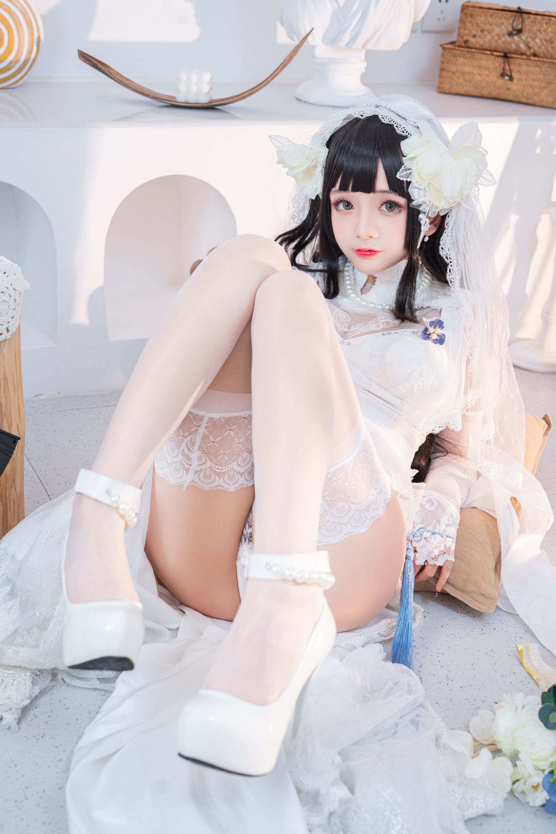 松本甜奈姣 – 95式婚纱 Cosplay-第8张