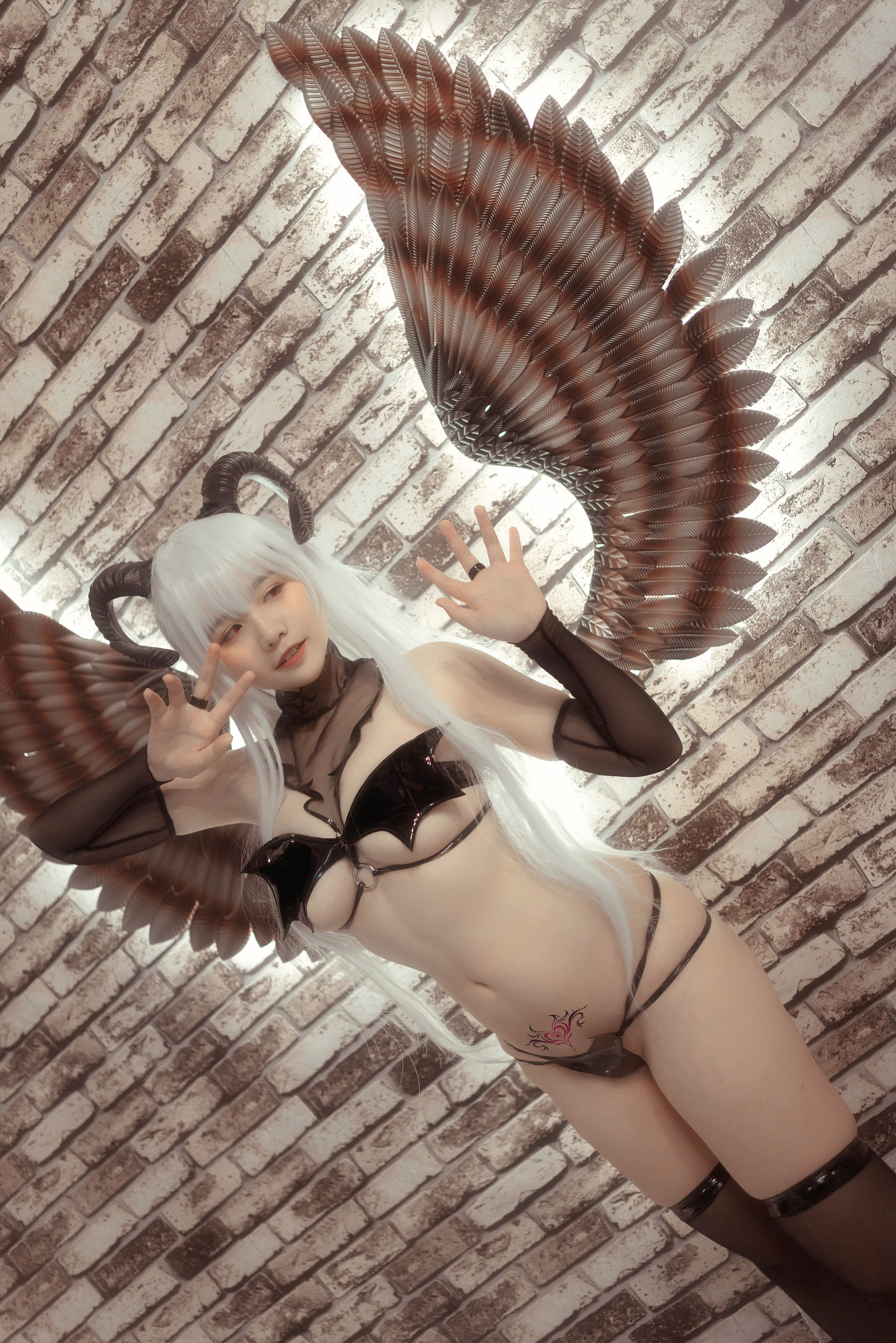 阿半今天很开心 – 魅魔 Cosplay-第5张
