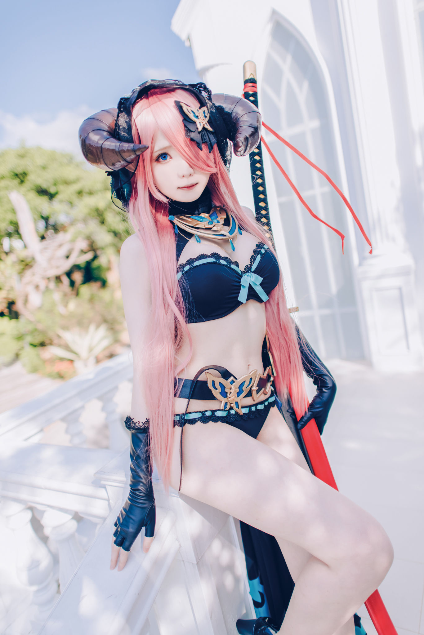 微博妹纸霜月shimo – 碧蓝幻想 娜尔梅亚 Cosplay-第59张