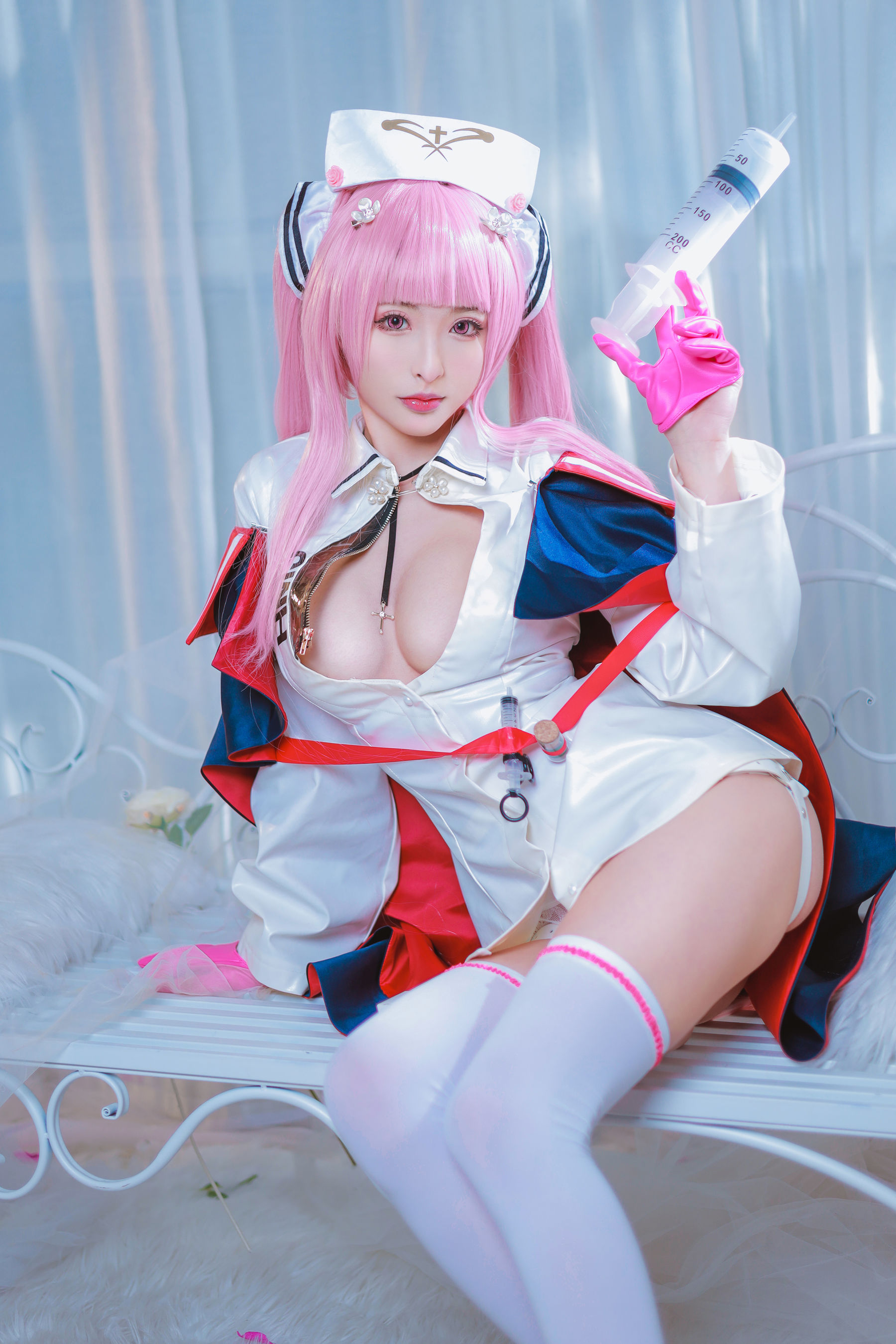 清水由乃 – 英仙座护士服 Cosplay-第11张