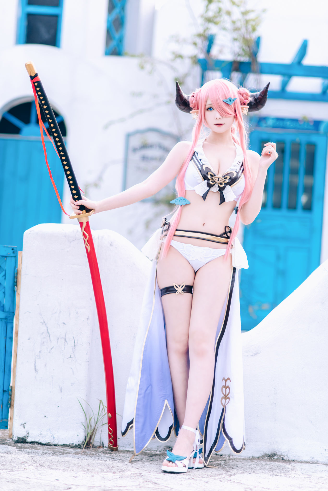 微博妹纸霜月shimo – 碧蓝幻想 娜尔梅亚 Cosplay-第19张