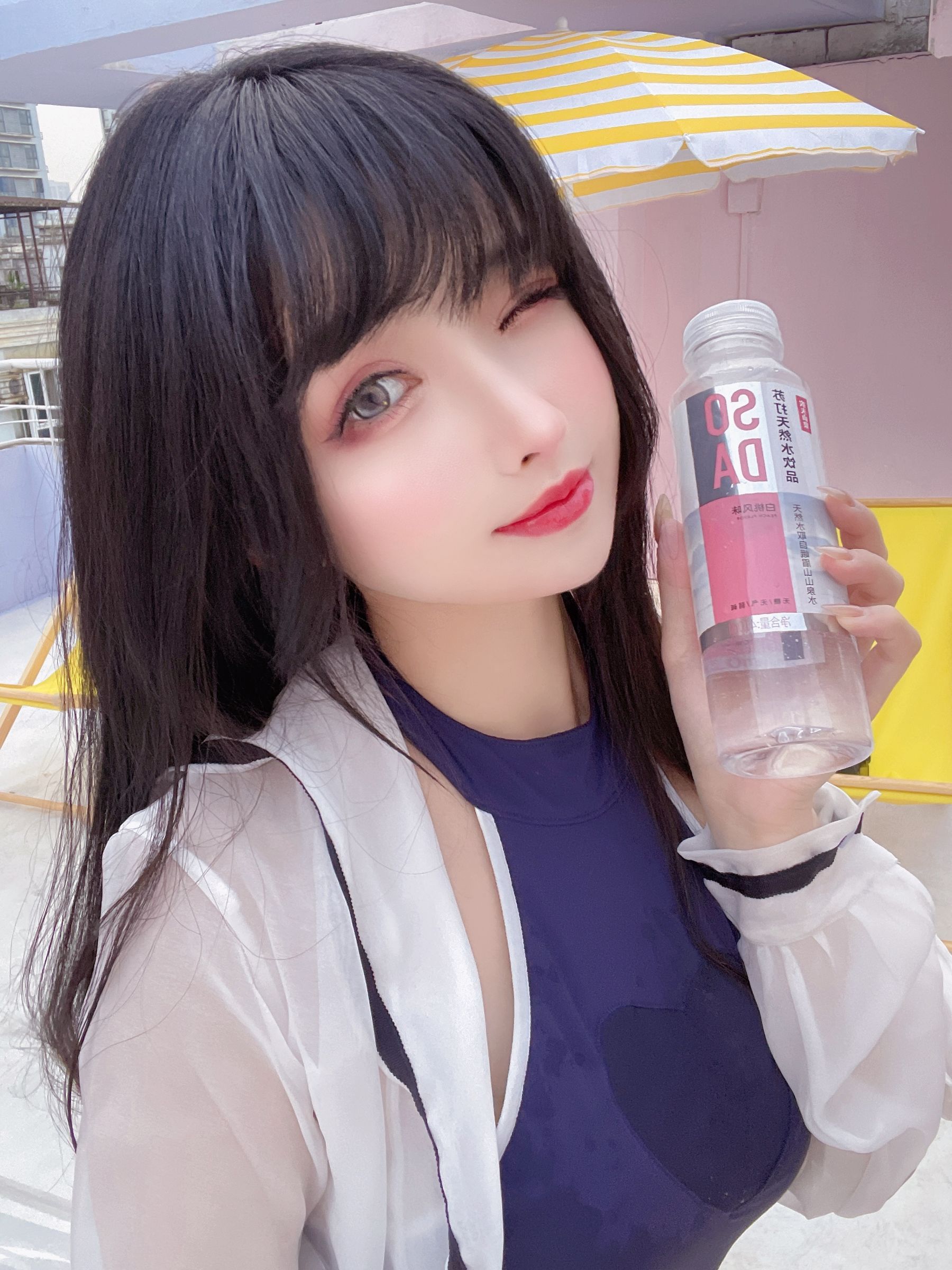 COS福利rioko凉凉子 – 天台竞泳 Cosplay-第2张
