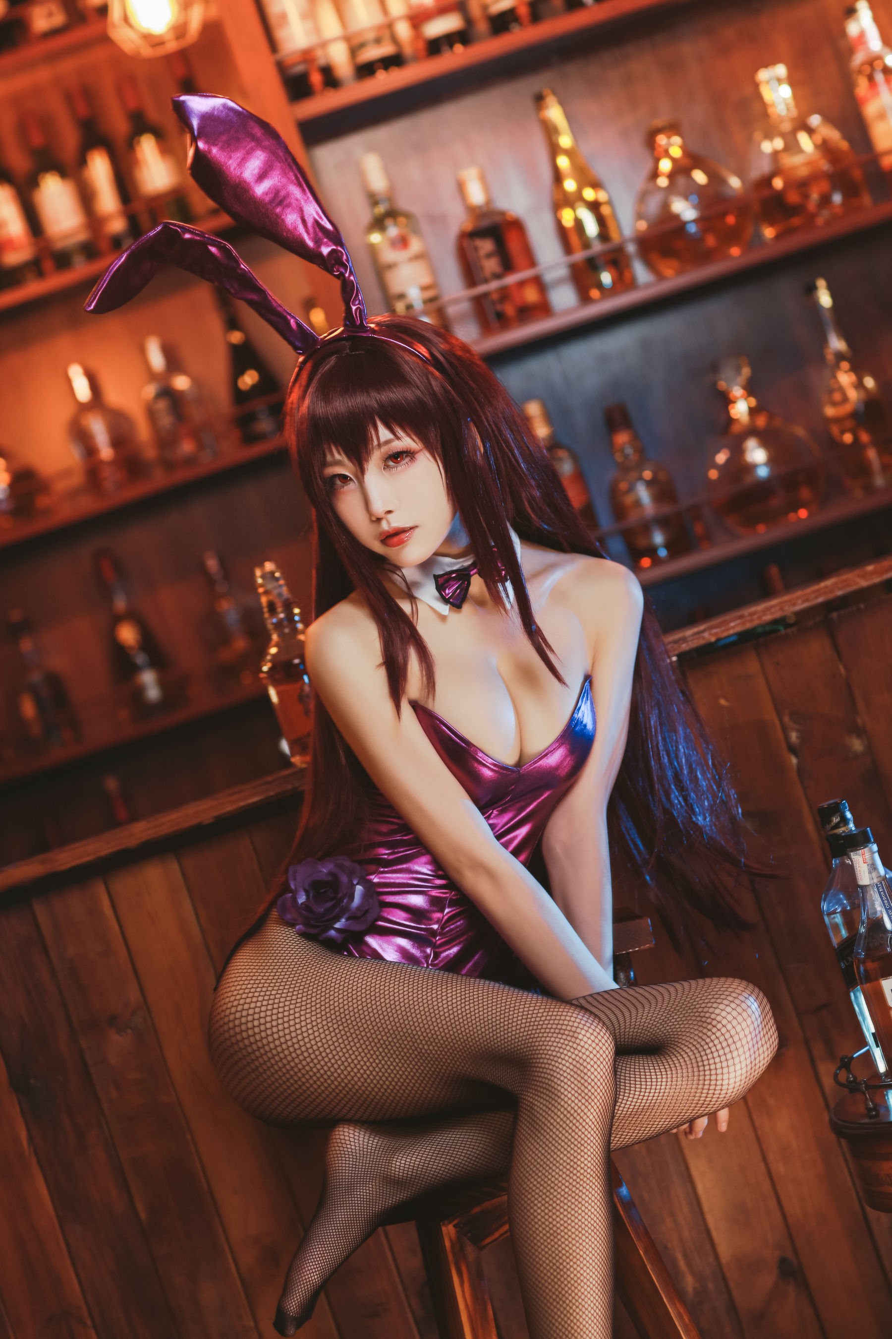 [Cosplay写真] 动漫博主水淼aqua – 斯卡哈 Cosplay-第55张