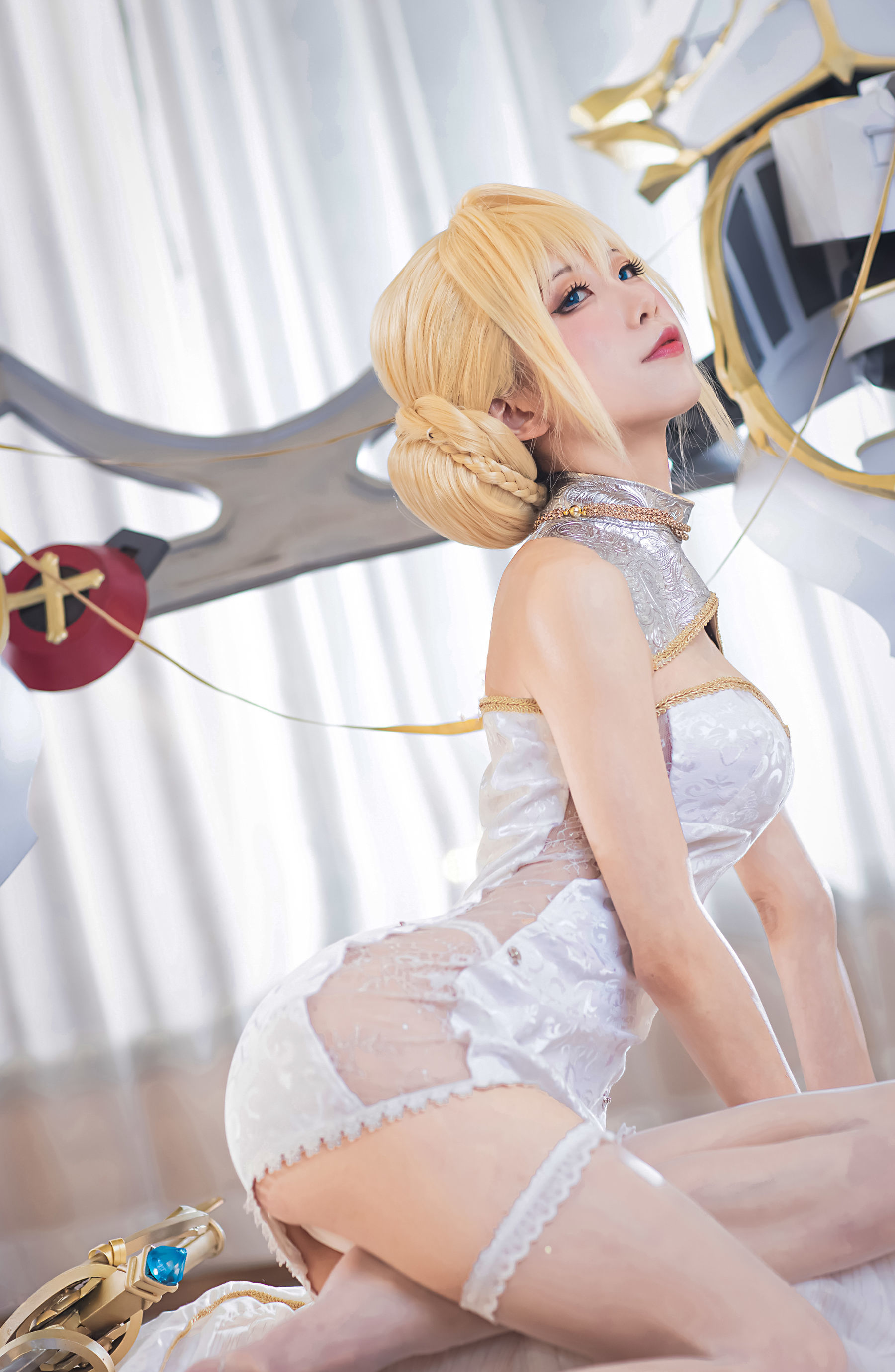动漫博主水淼aqua – 圣女贞德 Cosplay-第35张