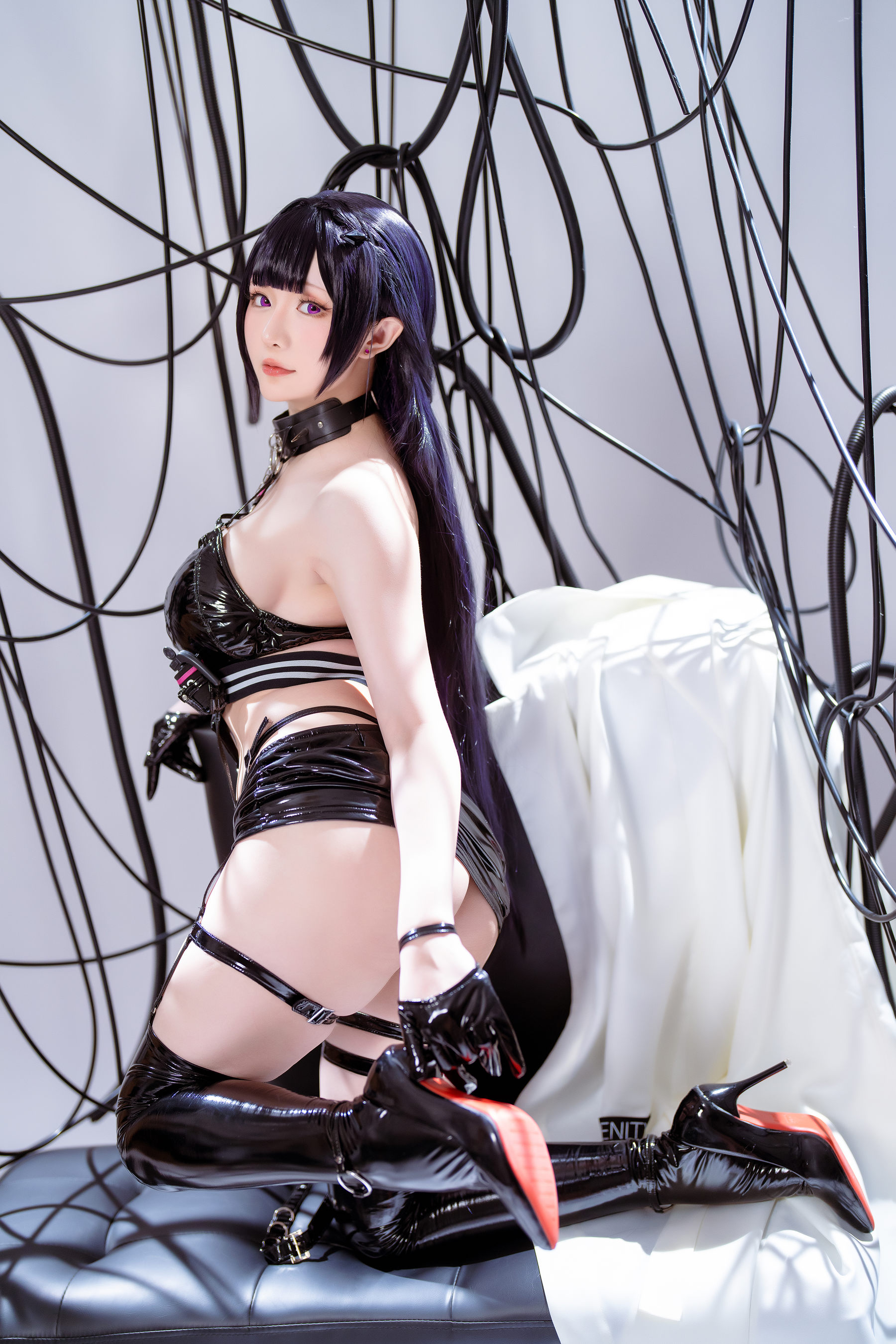 Coser小姐姐星之迟迟 – Nikke-米哈拉 Cosplay-第7张