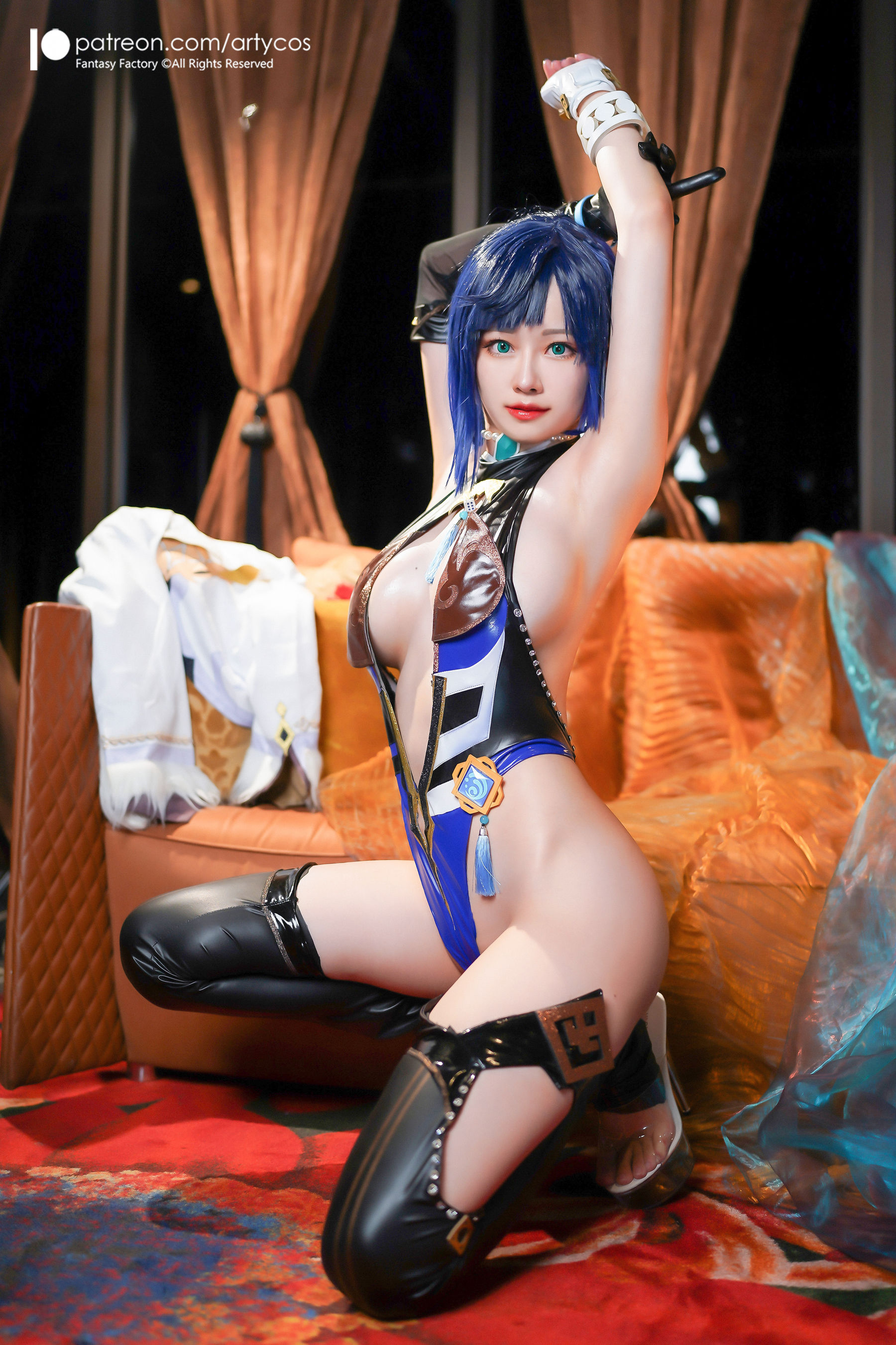 COS妹子Arty亞緹 – Genshin Yelan Cosplay-第23张