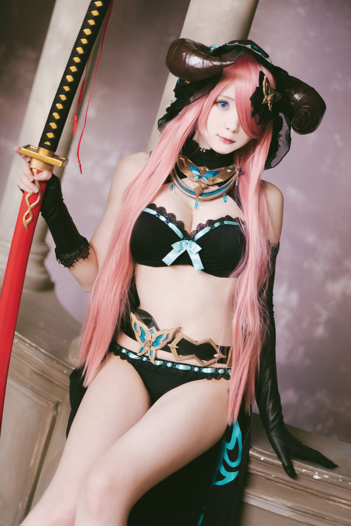 微博妹纸霜月shimo – 碧蓝幻想 娜尔梅亚 Cosplay-第40张