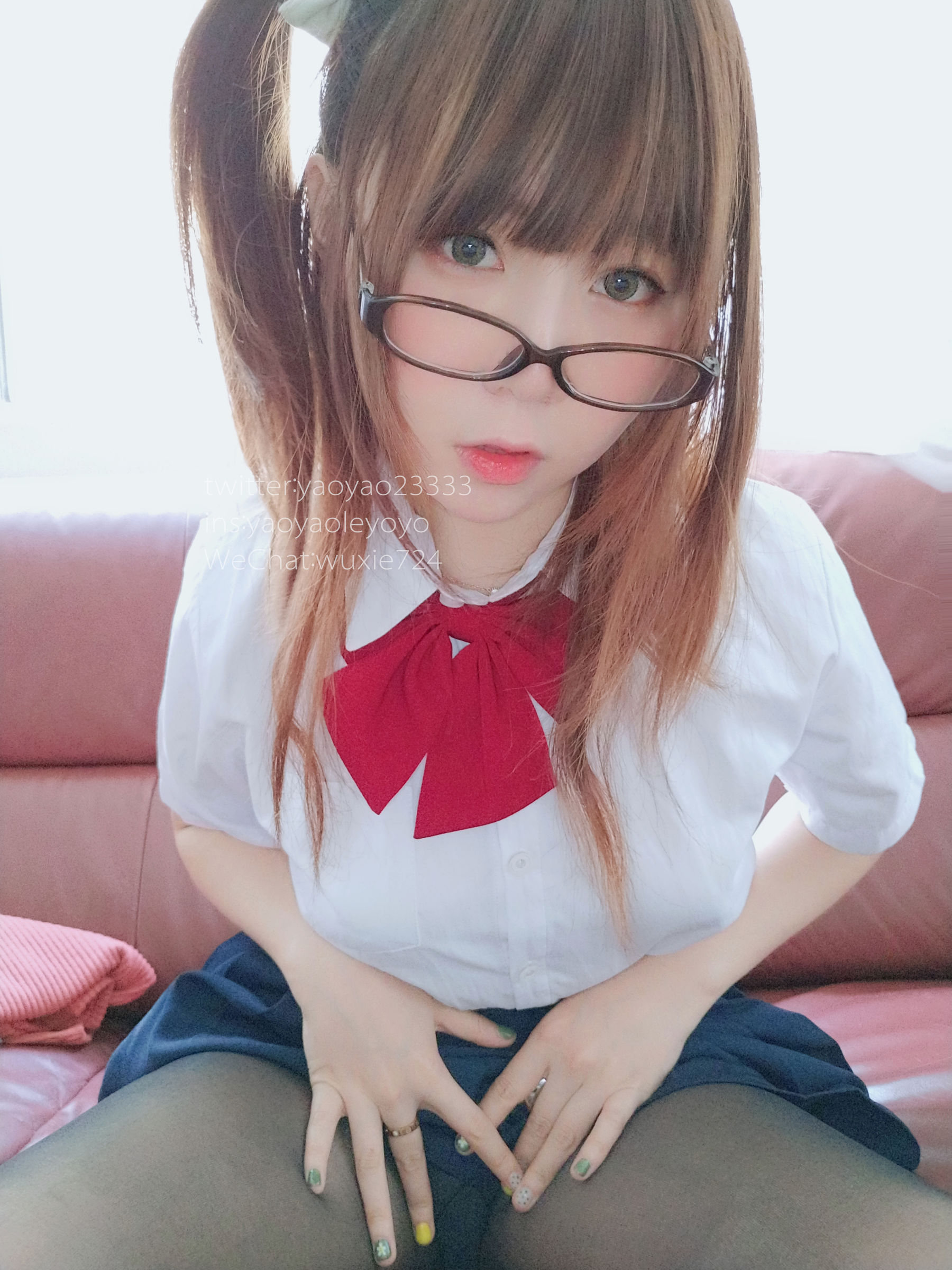 [萝莉COS] 摇摇乐yoyo – 清纯JK小学妹 Cosplay-第11张