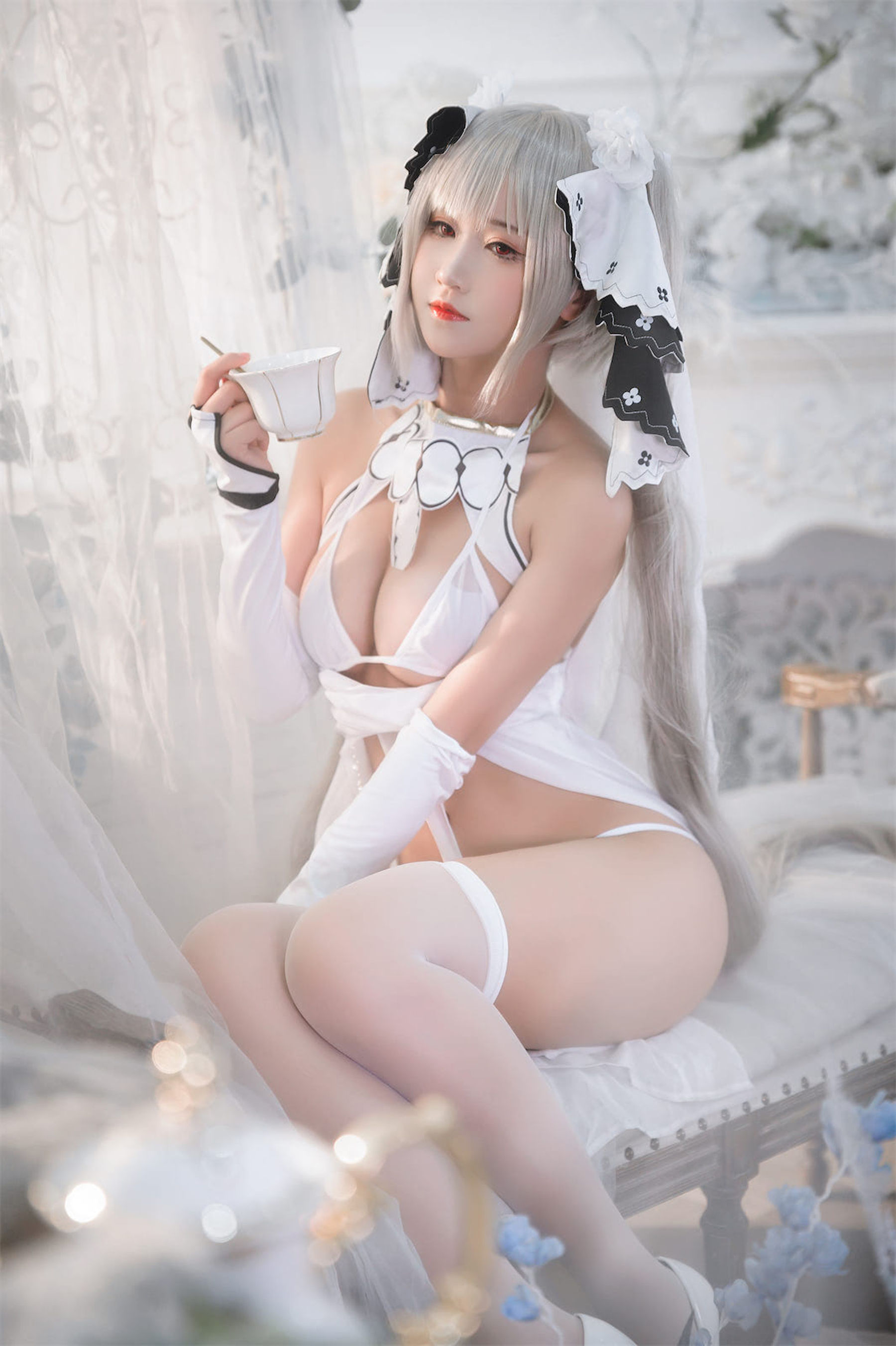 微博妹子三度_69 – 可畏白纱 Cosplay-第6张