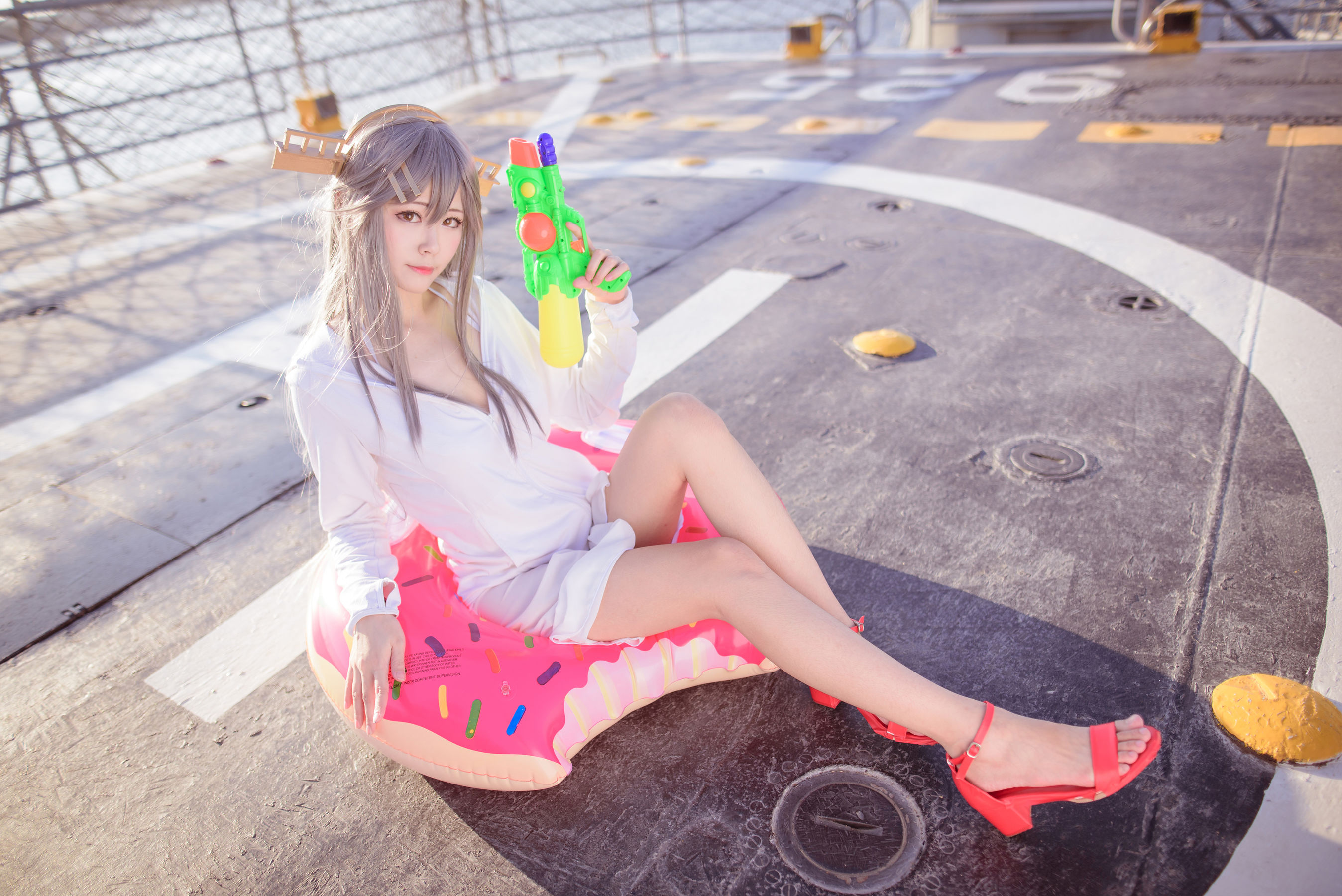 COS妹子Arty亞緹 – 艦これ はるな Haruna Cosplay-第3张