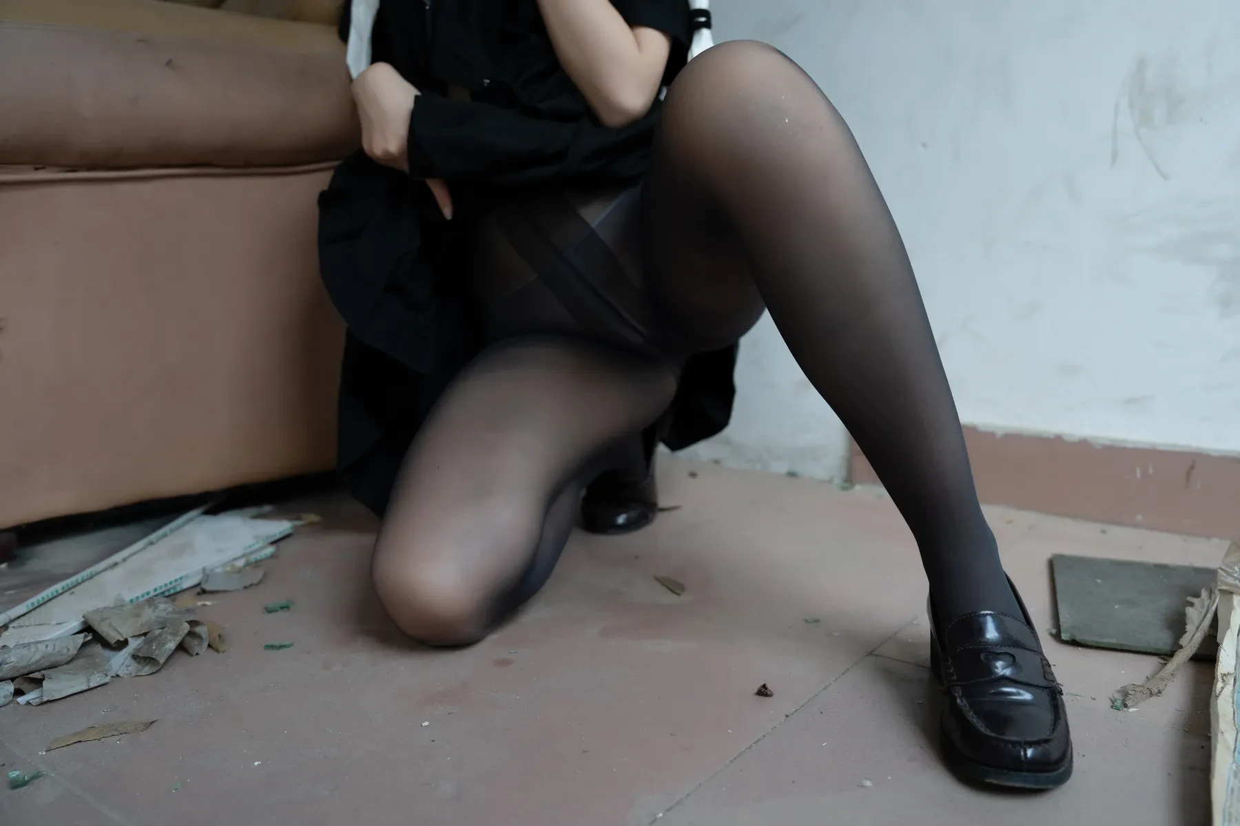 不呆猫 – 放课后野外JK Cosplay-第24张