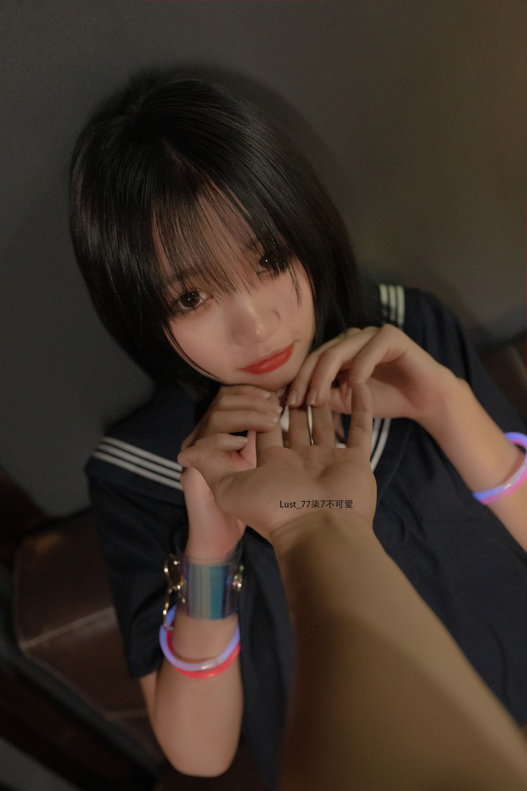 动漫博主柒柒要乖哦 – 反差JK少女 Cosplay-第140张
