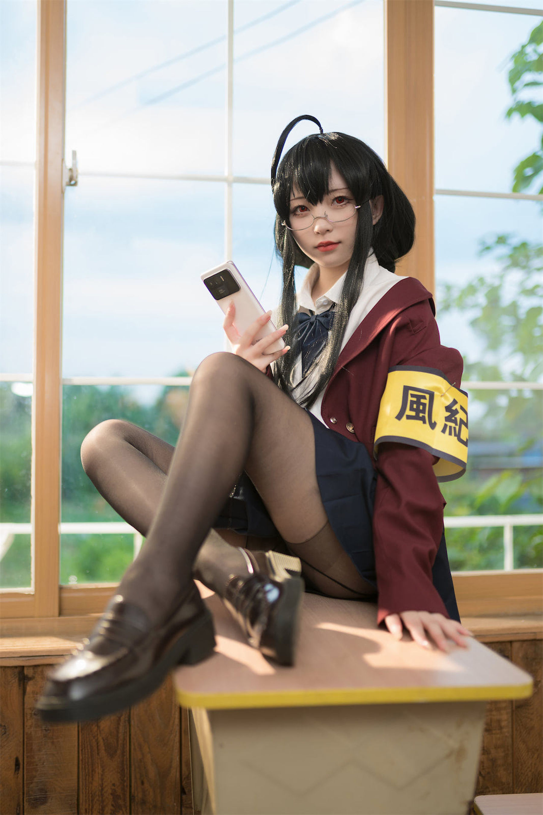 花铃 – 大凤JK放学后风纪委员 Cosplay-第1张