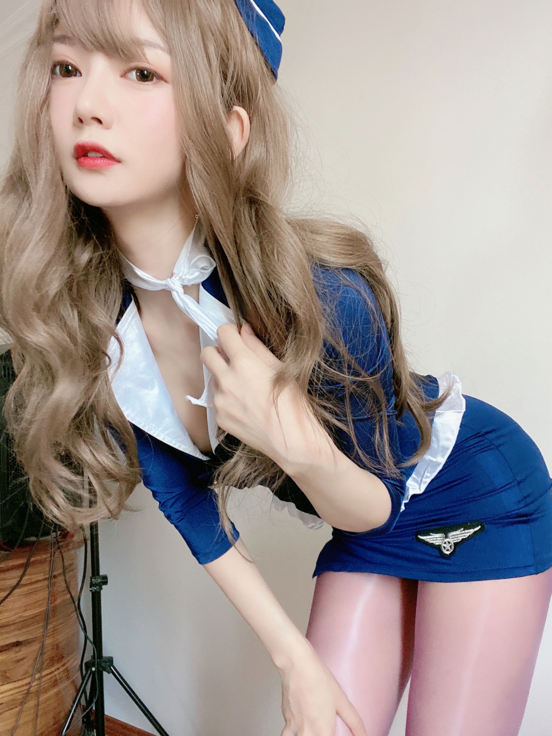 51酱 – 蓝色制服装 Cosplay-第15张