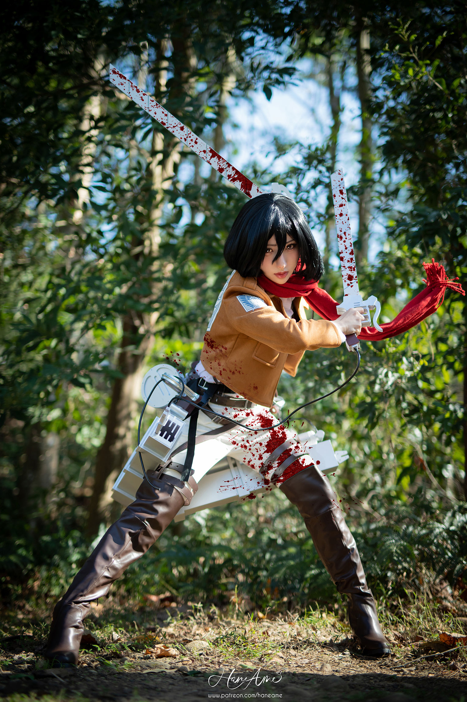 Hane Ame 雨波写真 – 进击的巨人 Cosplay-第40张