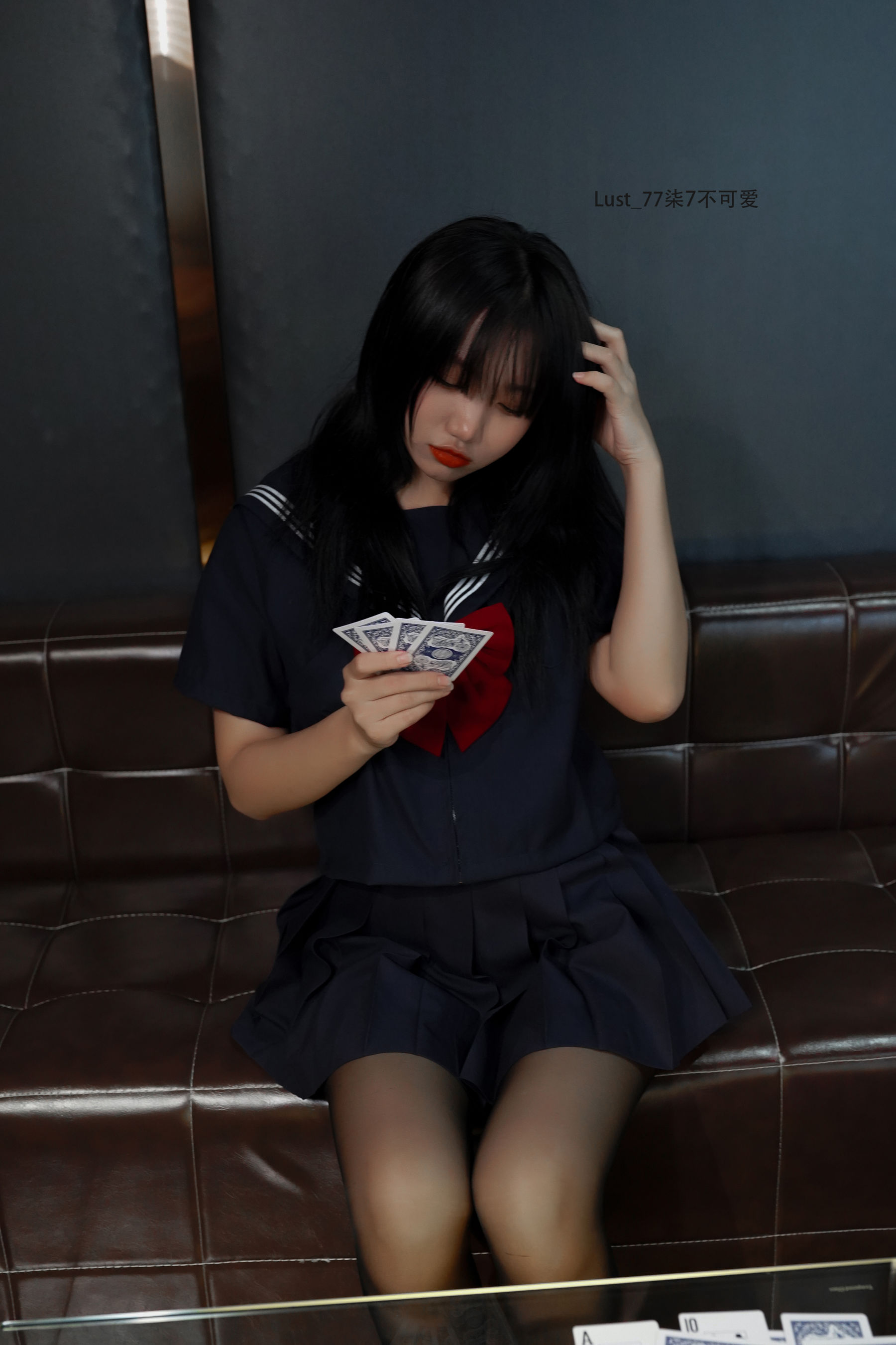动漫博主柒柒要乖哦 – 反差JK少女 Cosplay-第48张
