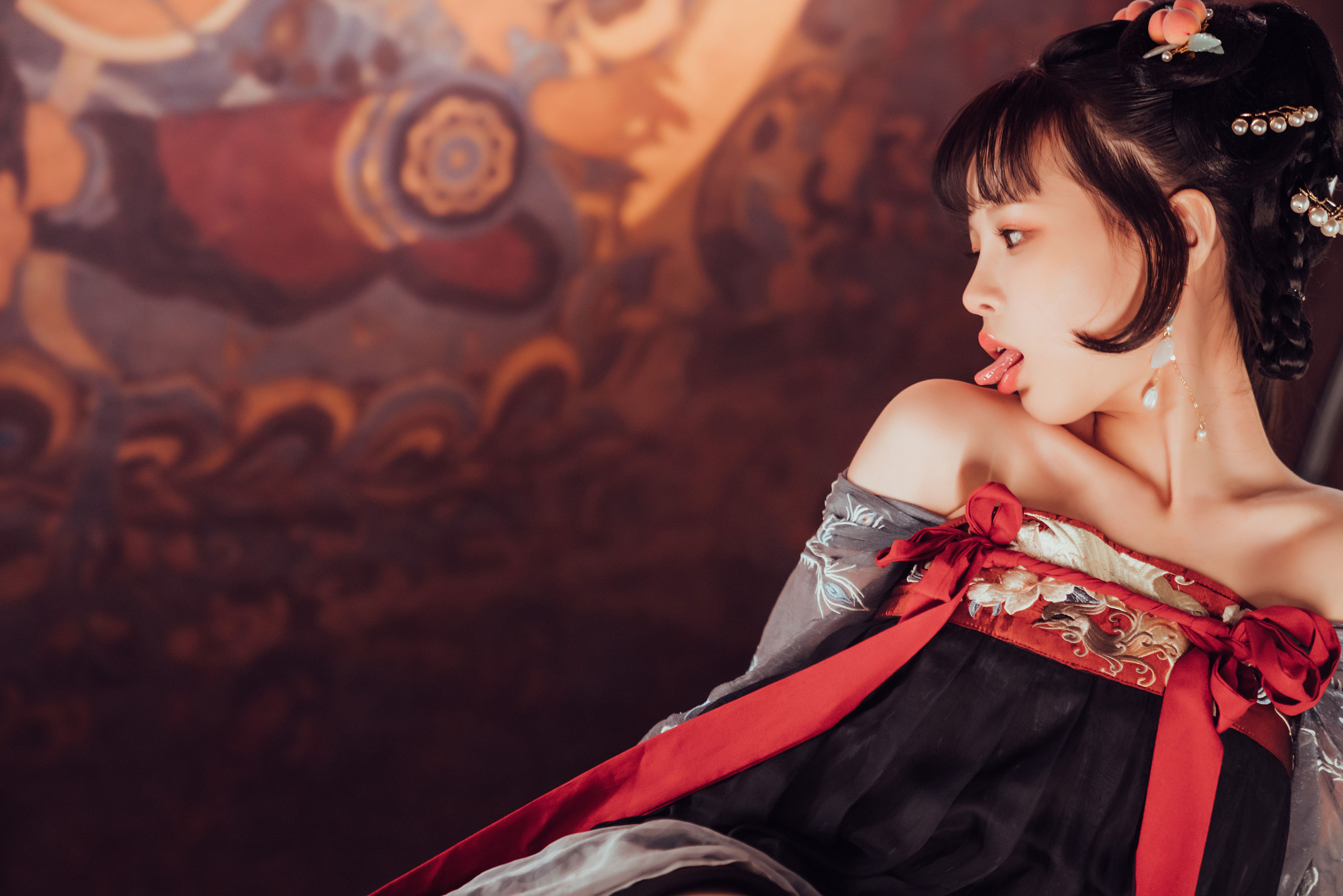 美少女晕崽 – 小琵琶精 Cosplay-第36张