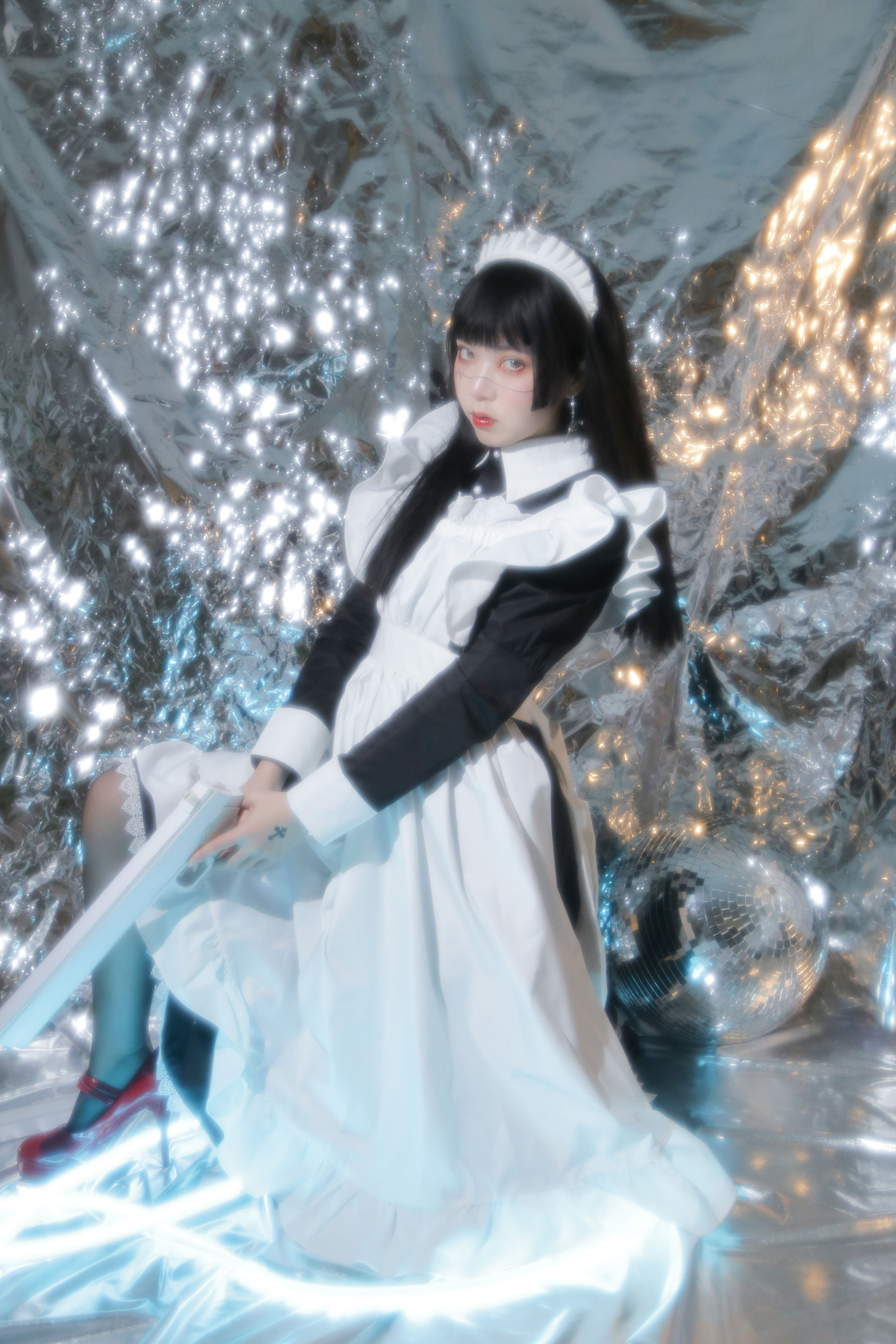 可爱妹子Fushii_海堂 – 生化女仆 Cosplay-第12张