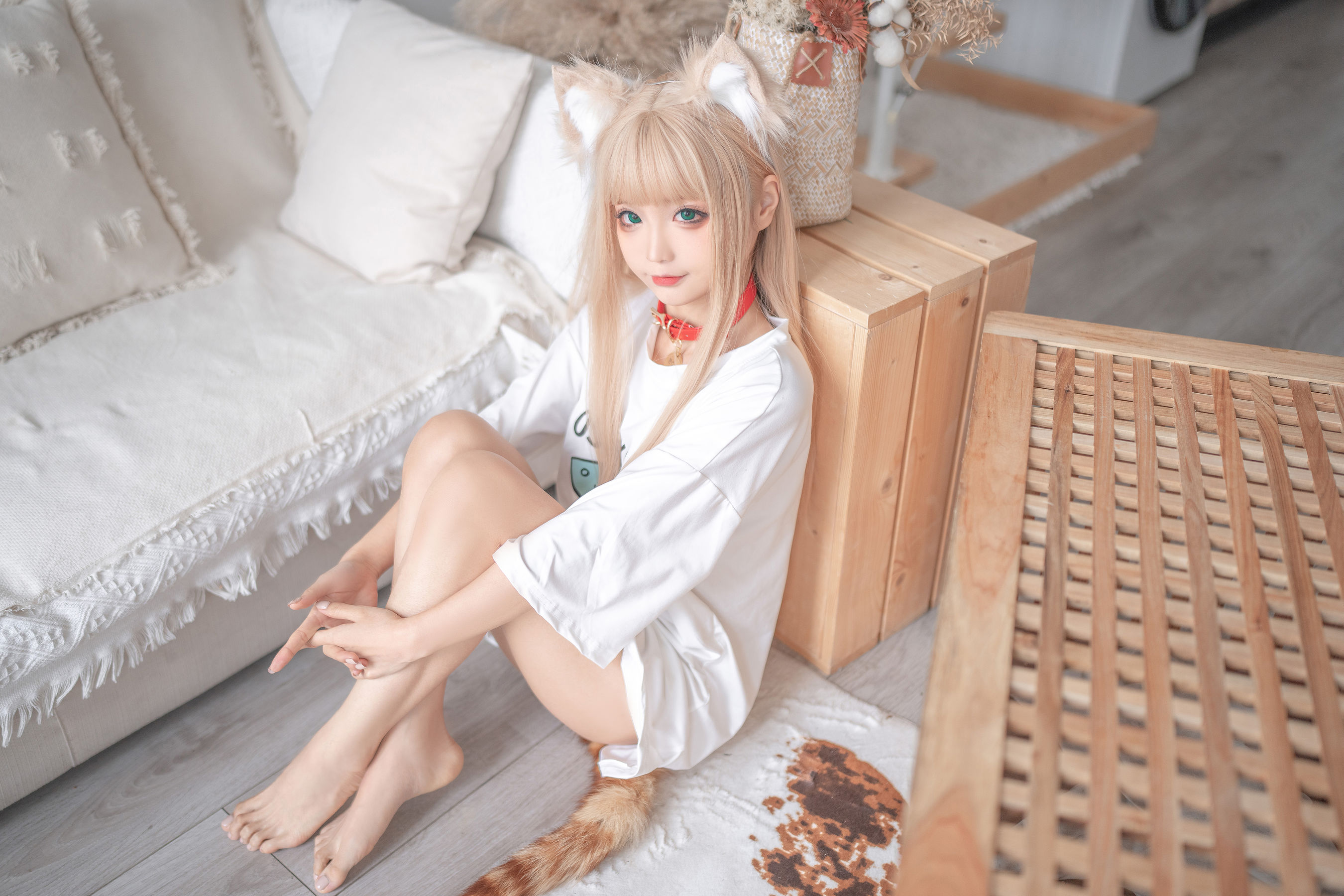 动漫博主蠢沫沫 – 黄豆粉 Cosplay-第3张