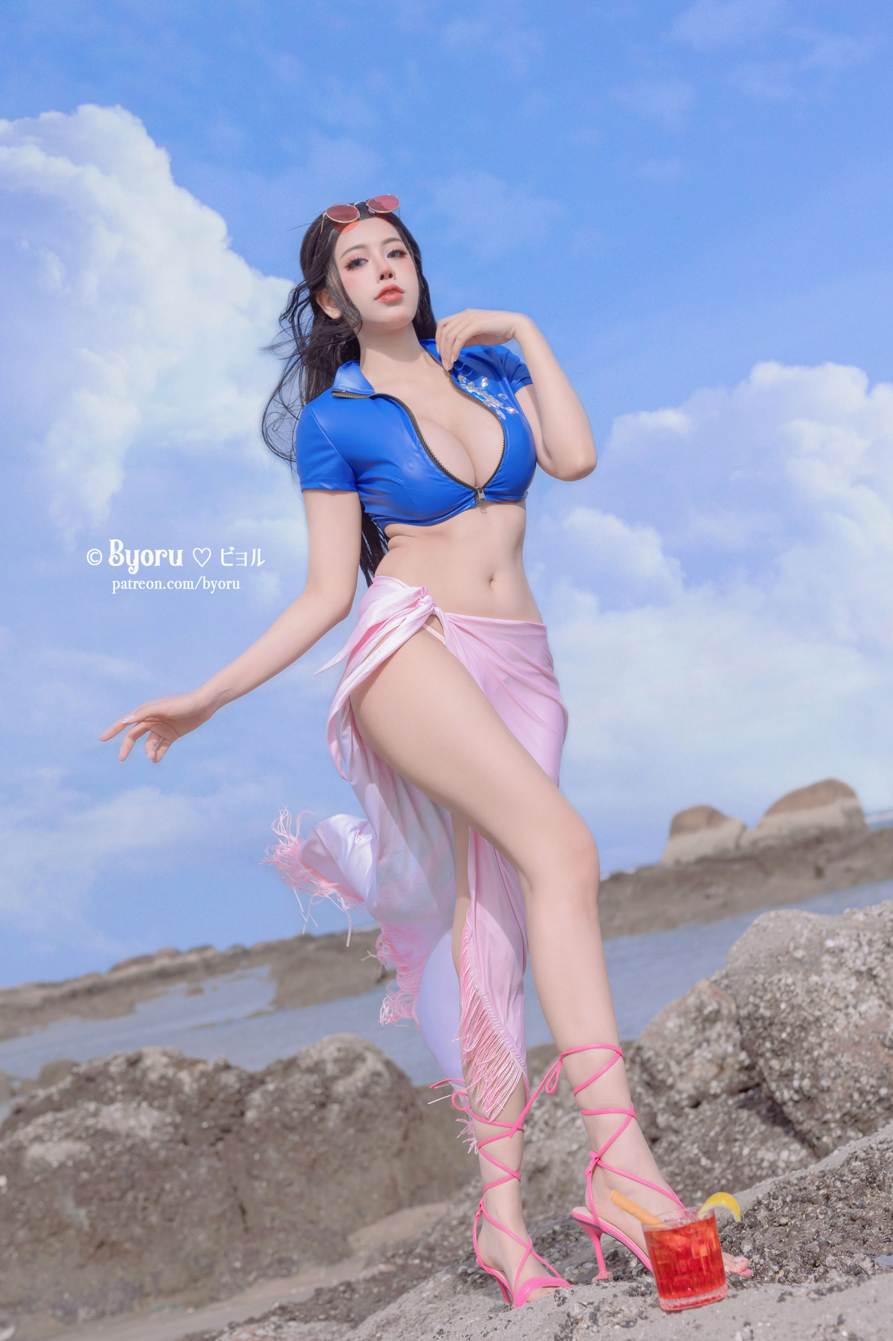 日本性感萝莉Byoru – Nico Robin Cosplay-第1张