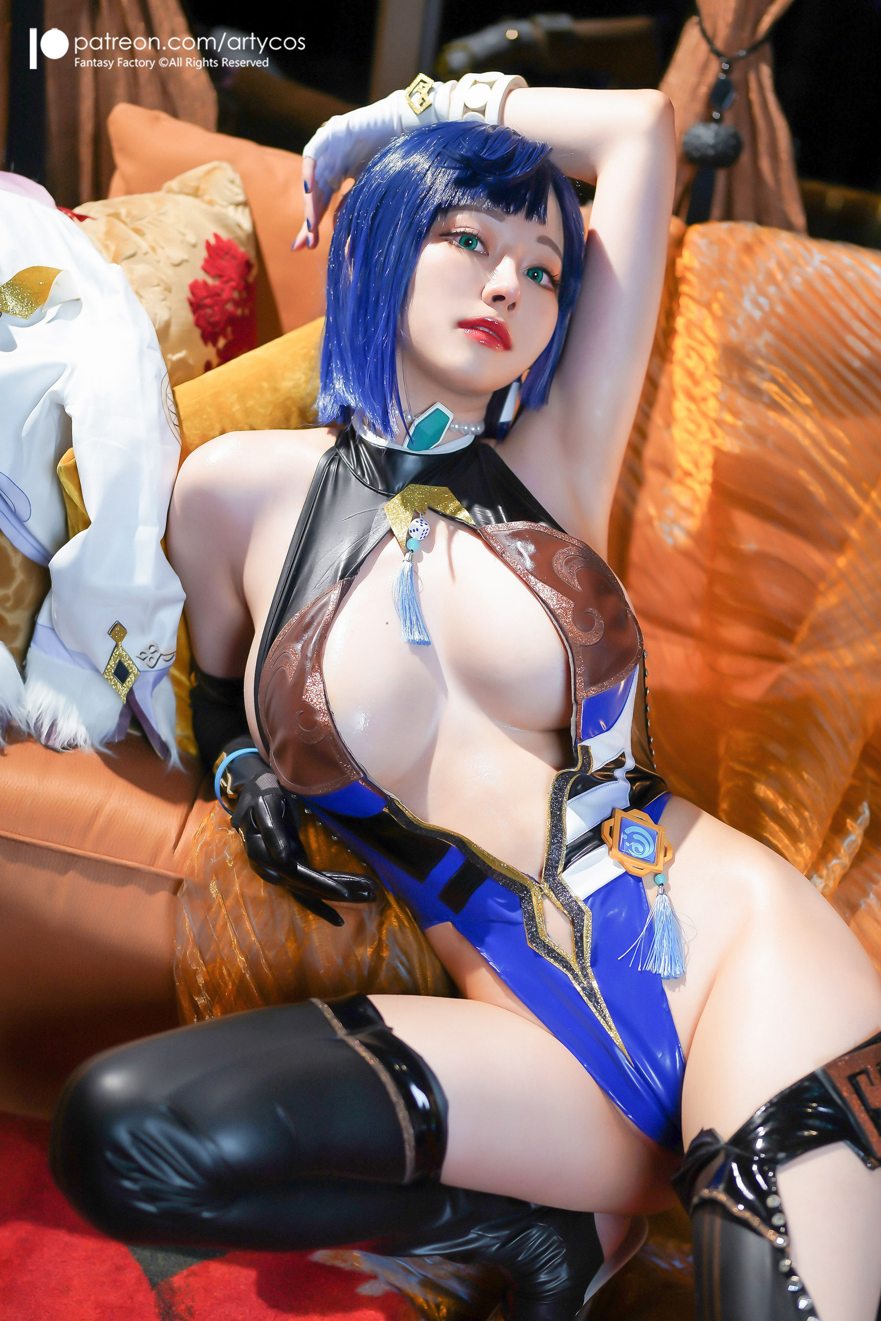 COS妹子Arty亞緹 – Genshin Yelan Cosplay-第18张