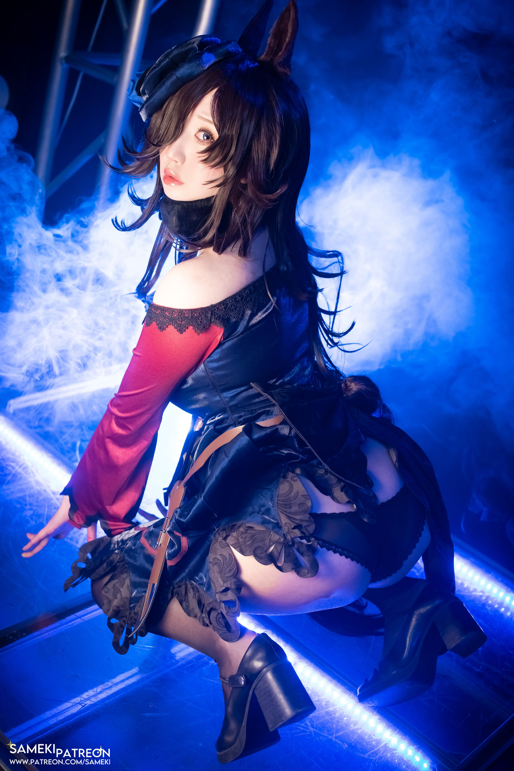 Sameki – うま娘 ライスシャワー Cosplay-第17张