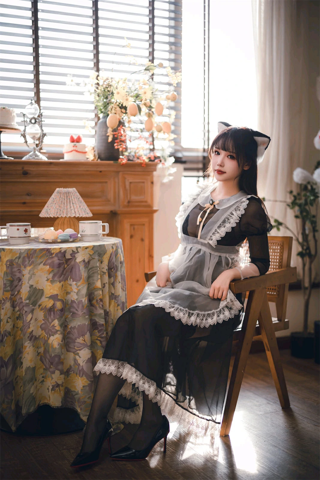雪晴Astra – 透明女仆 Cosplay-第59张