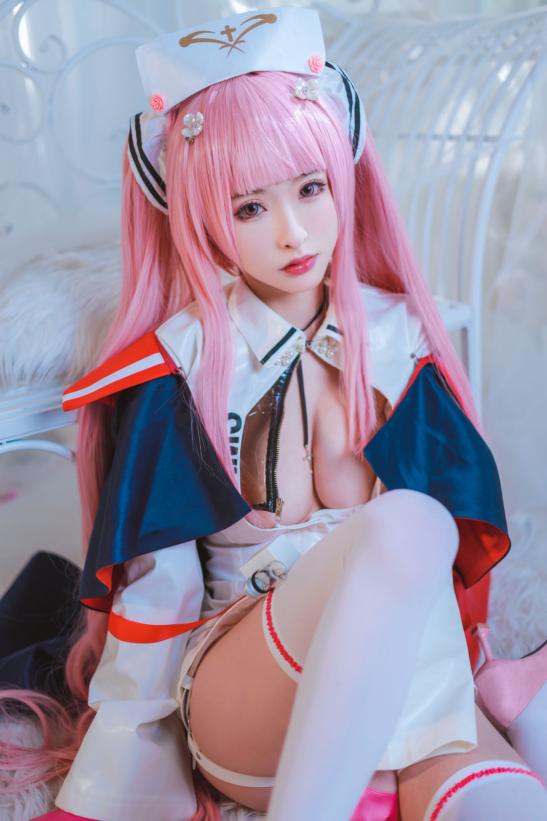 清水由乃 – 英仙座护士服 Cosplay-第43张