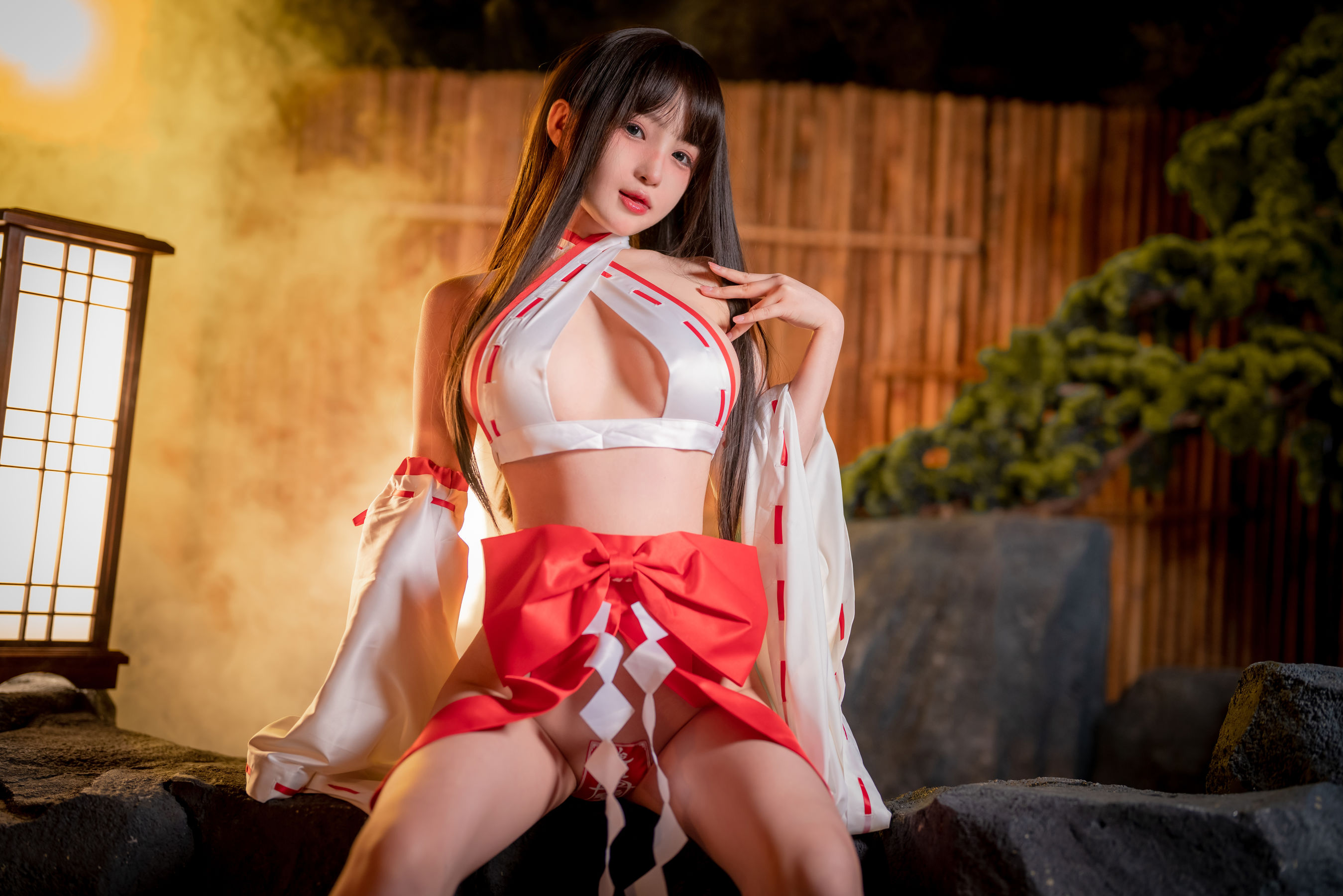 桜井宁宁 – 纯洁巫女 Cosplay-第7张