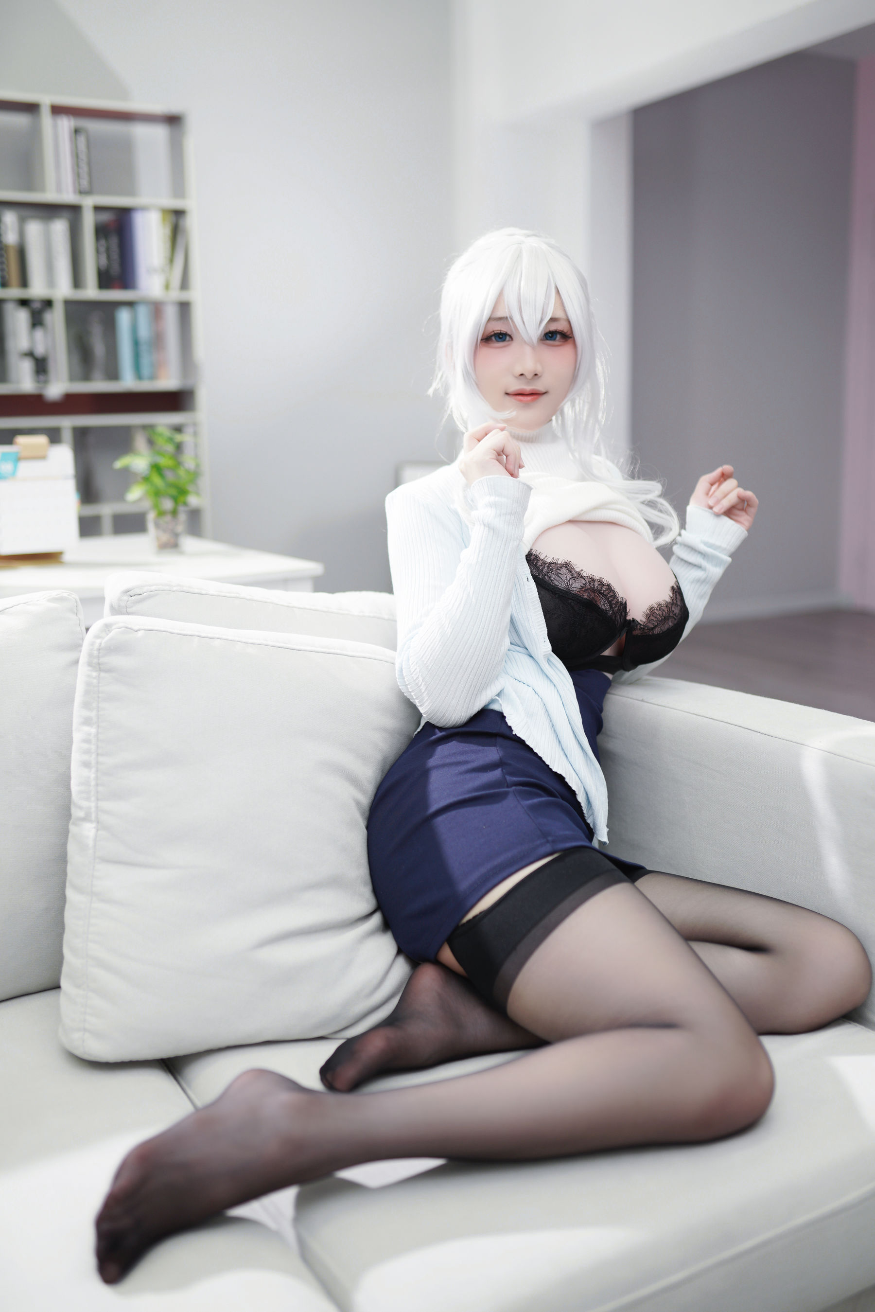 幼愛youmeko – 未亡人雪女 Cosplay-第42张