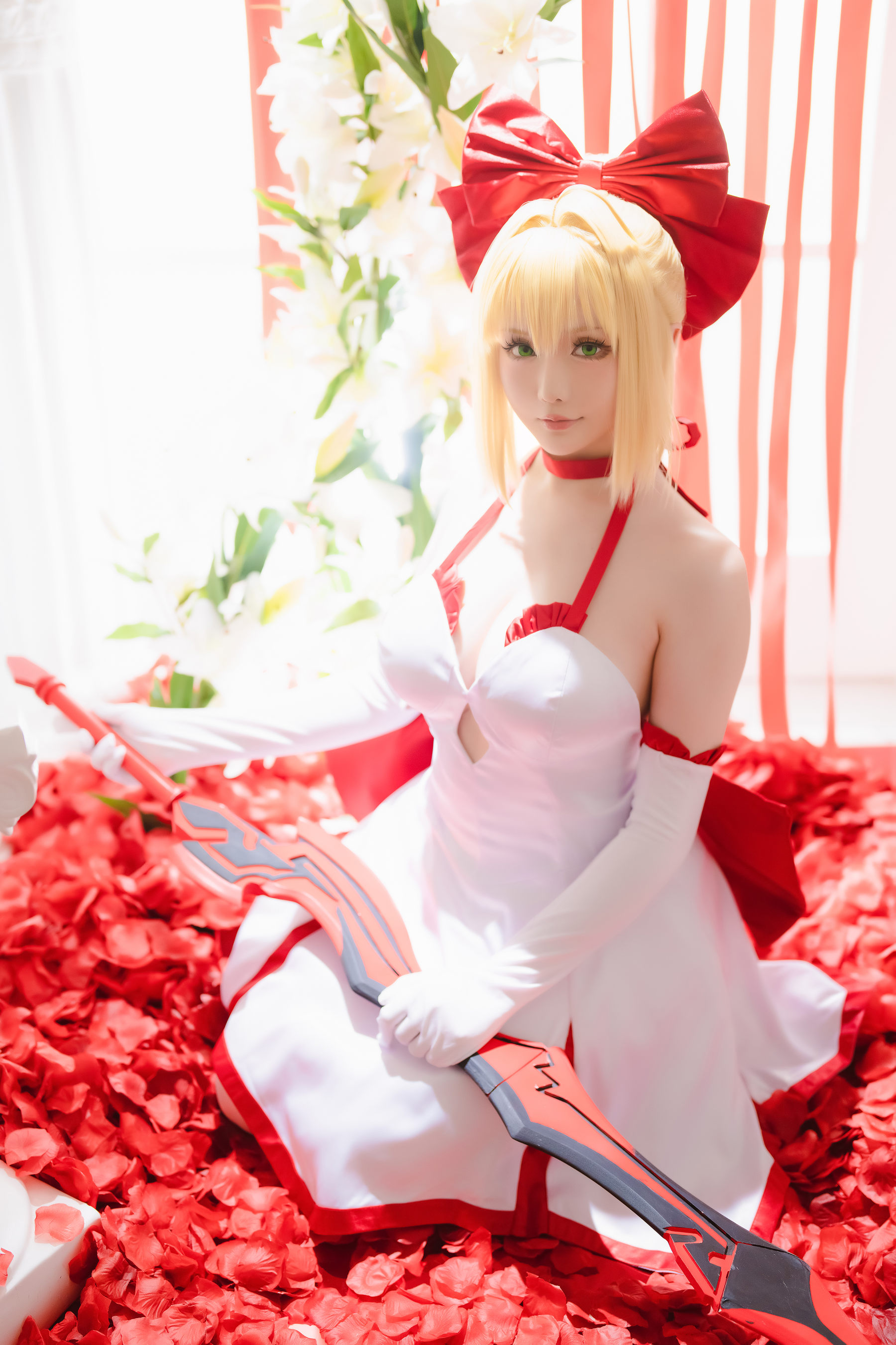 Coser小姐姐星之迟迟 – Fate 尼禄 Cosplay-第8张