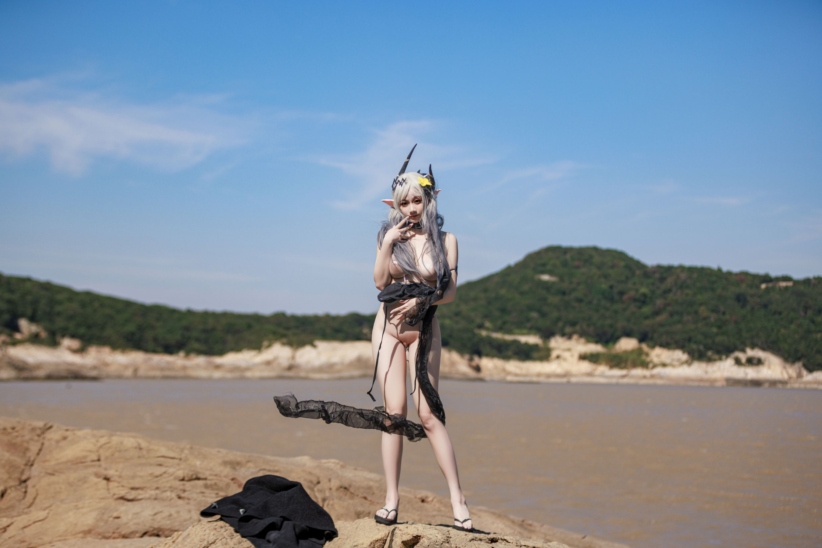 阿雪雪 – 泥岩泳装 Cosplay-第6张