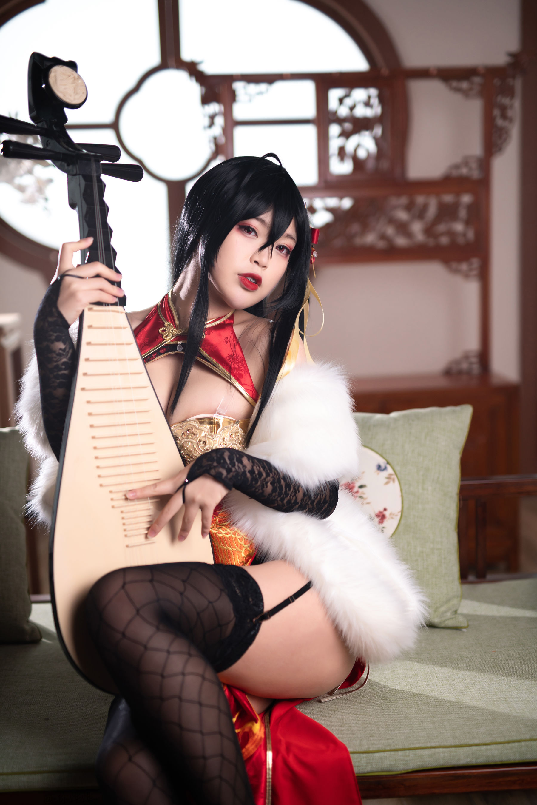 萌系小姐姐-白烨- 大凤旗袍 Cosplay-第7张