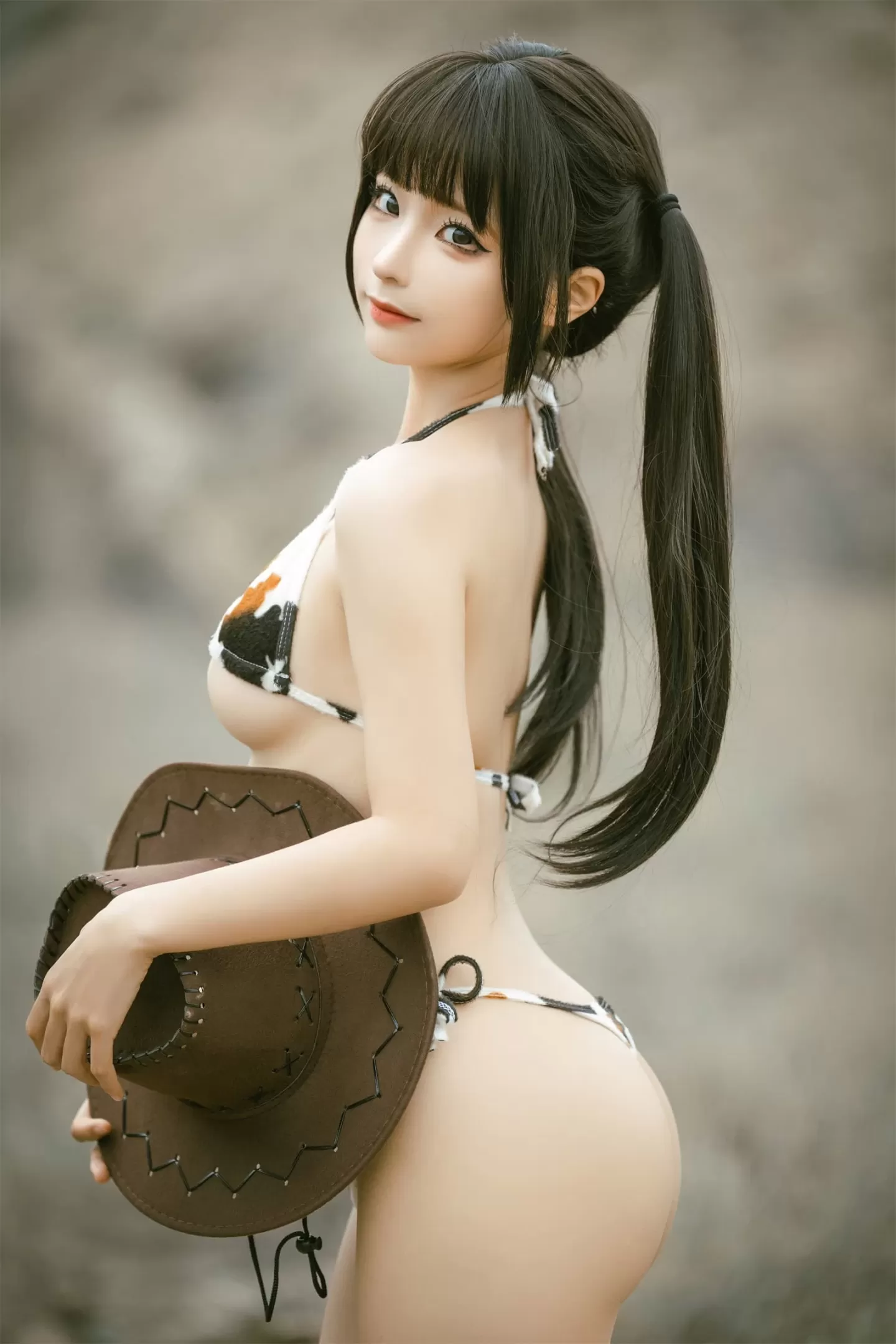 蠢沫沫 – 基尼牛仔-穹妹-欧式女仆 Cosplay-第1张