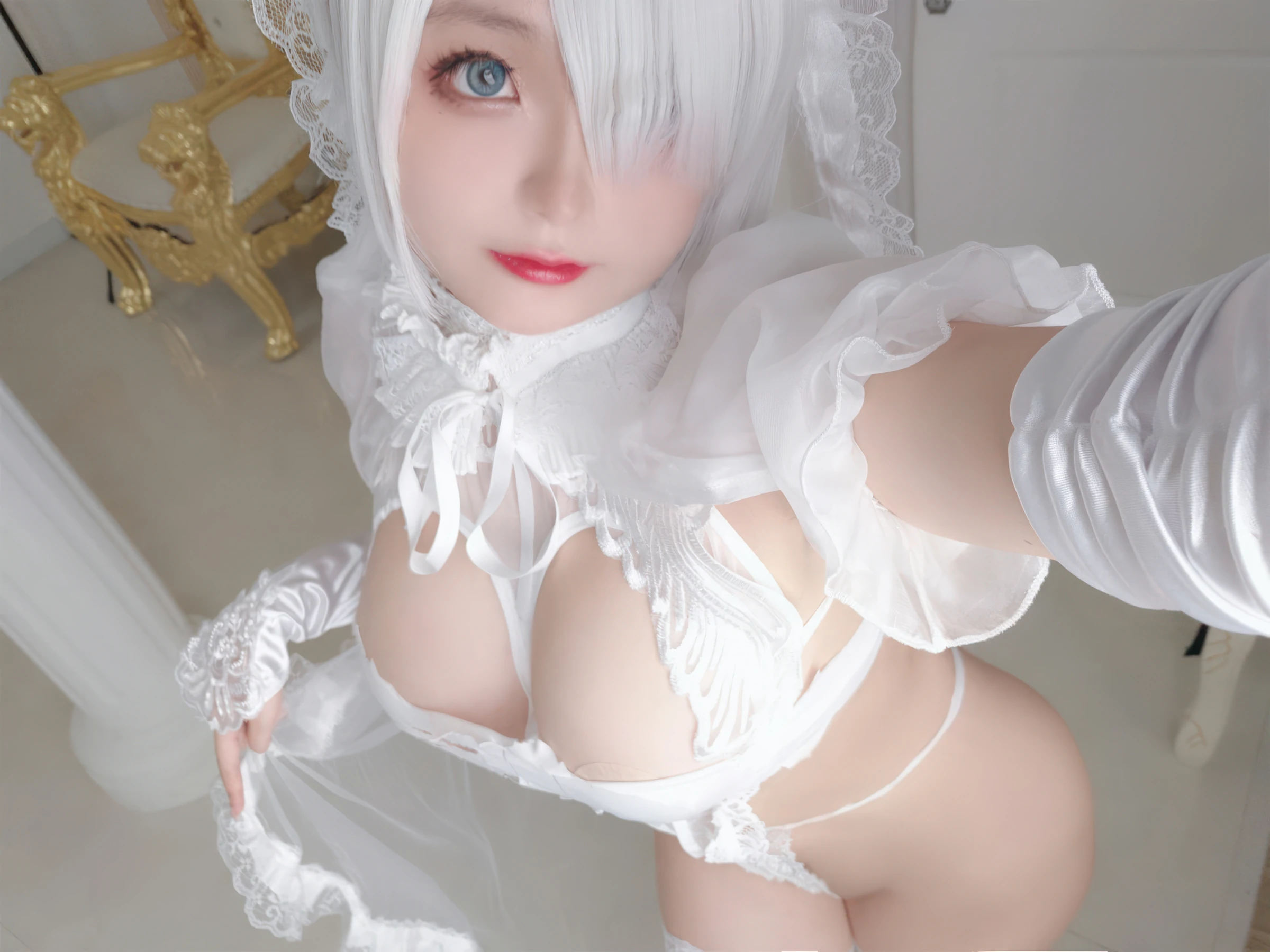 日奈娇 – 白色花嫁 Cosplay-第62张