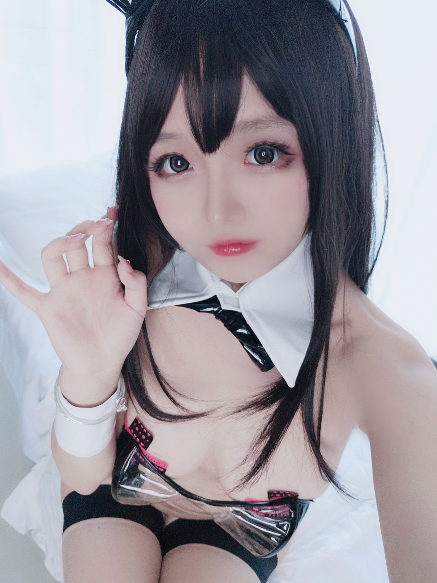 Cosplay日奈娇 – 透明兔女郎 Cosplay-第5张