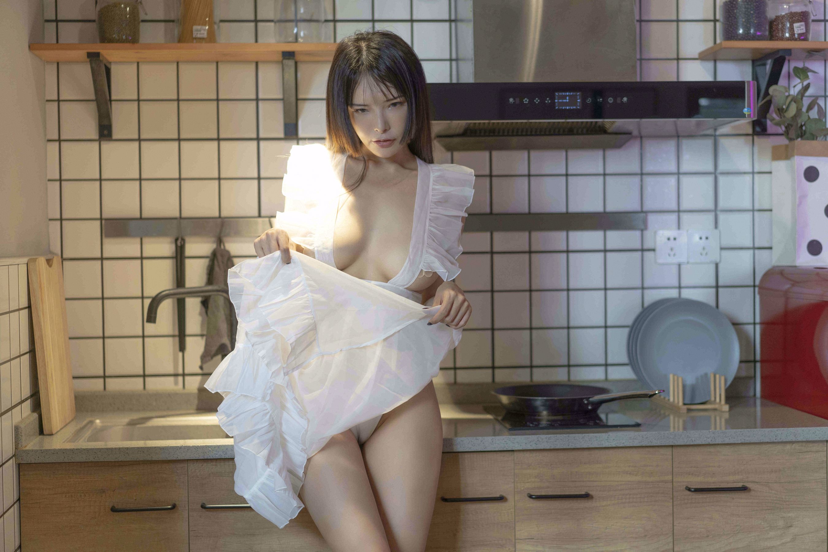 秋和柯基(夏小秋秋秋) – 透明围裙3-下面给你吃 Cosplay-第41张