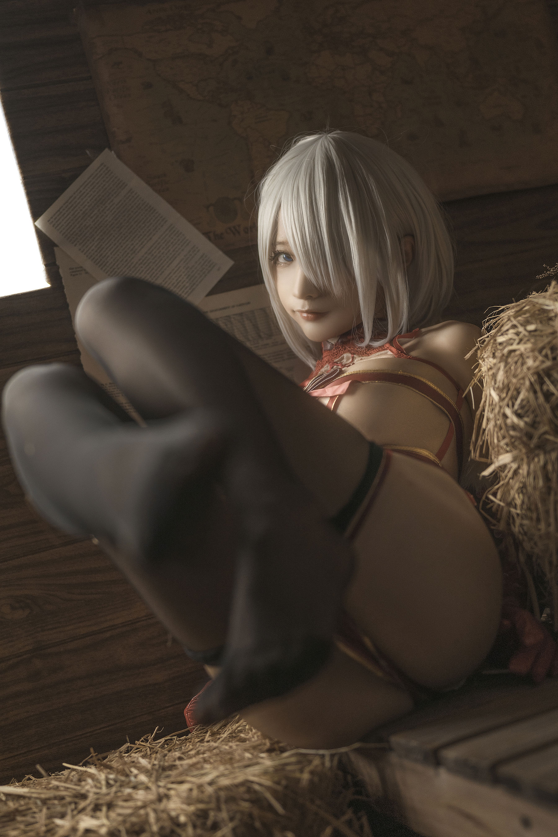 动漫博主蠢沫沫 – 2B圣诞 Cosplay-第6张