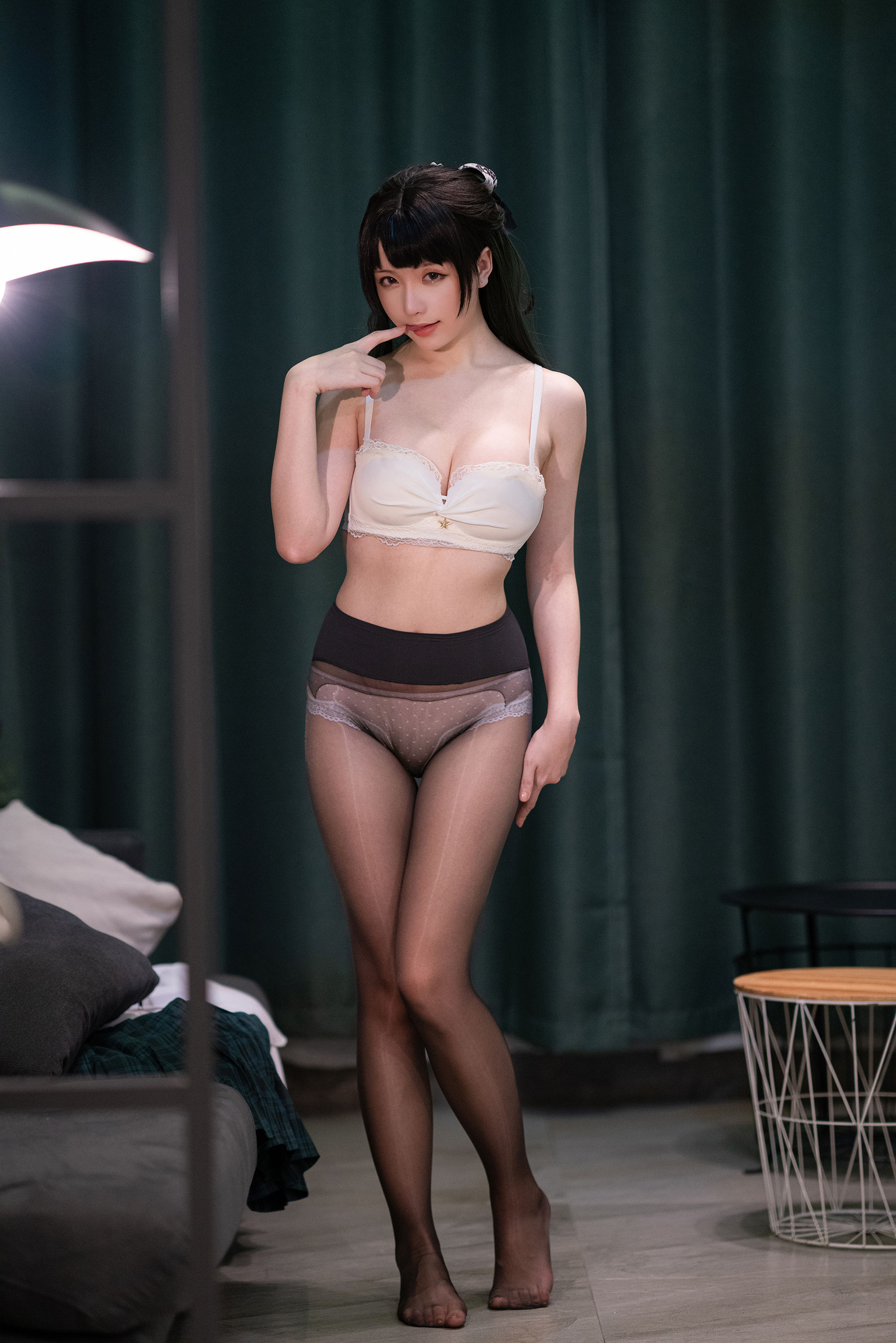 Coser小姐姐星之迟迟 – JK-绿 Cosplay-第10张