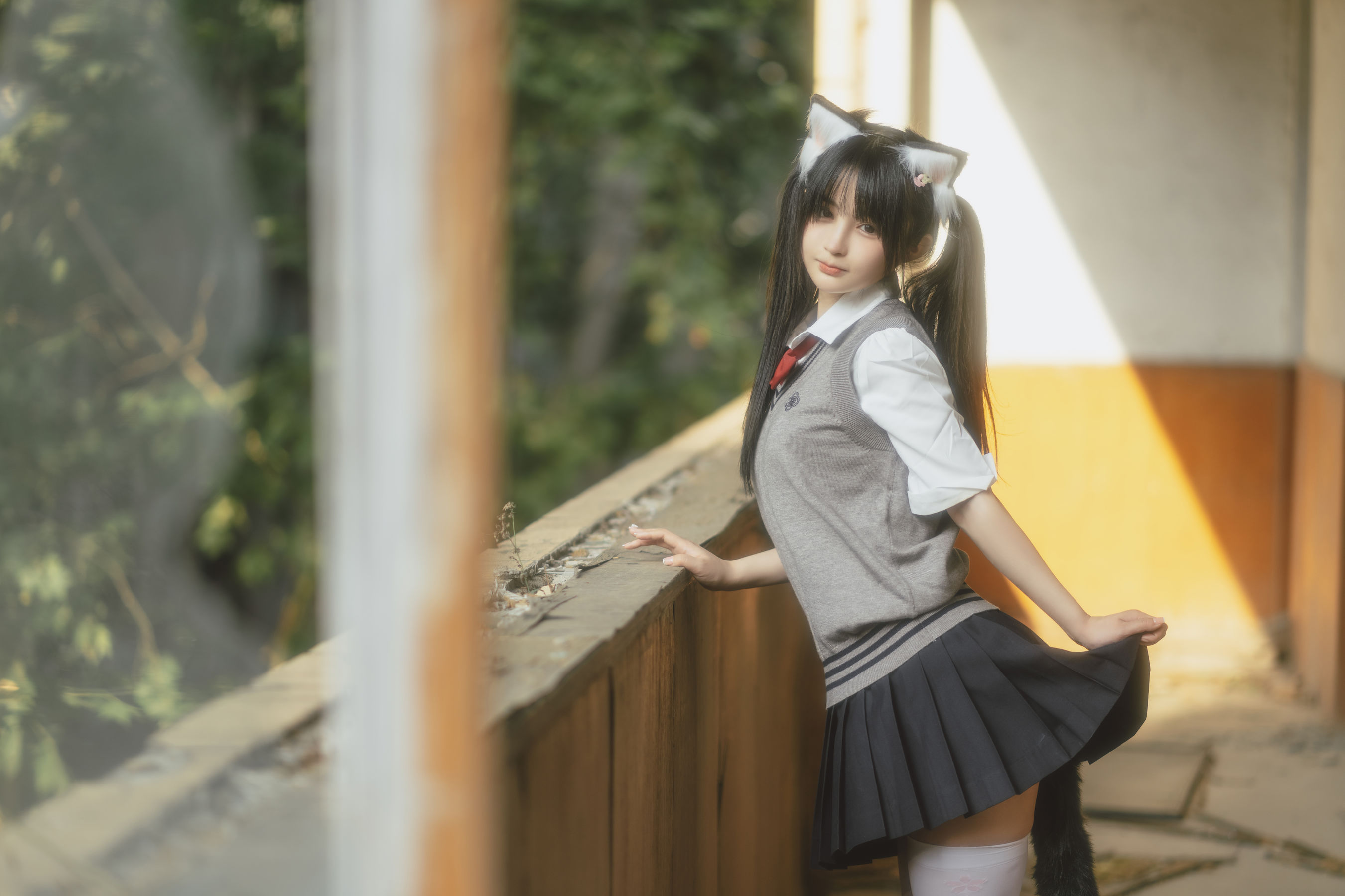 桜井宁宁 – 废墟JK Cosplay-第61张