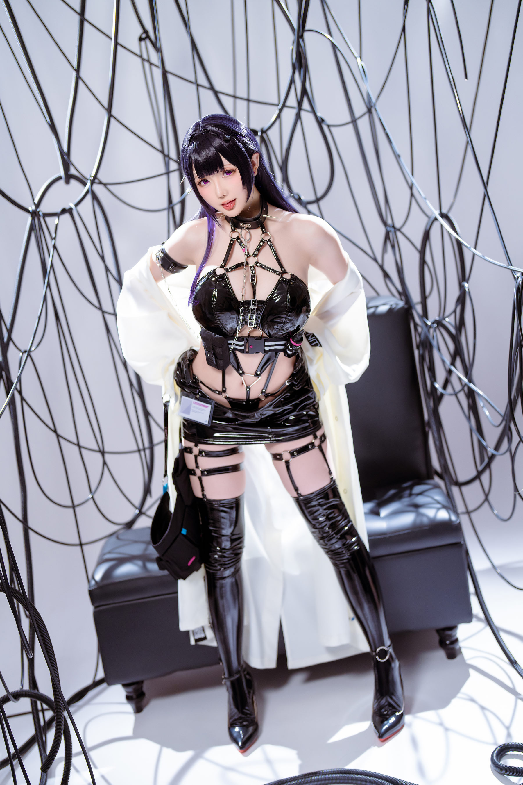 Coser小姐姐星之迟迟 – Nikke-米哈拉 Cosplay-第79张