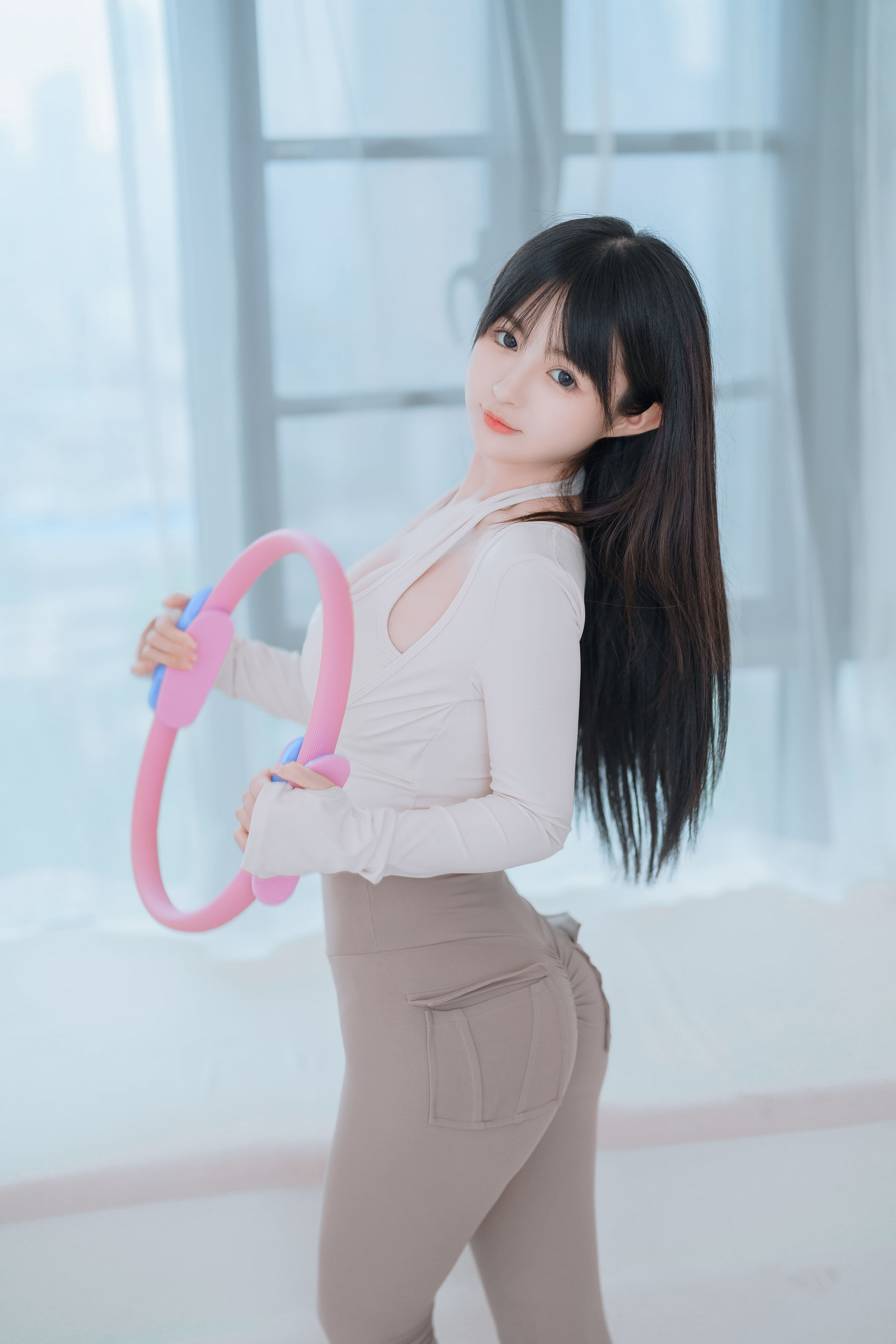 桜井宁宁 – 瑜伽妹妹 Cosplay-第19张