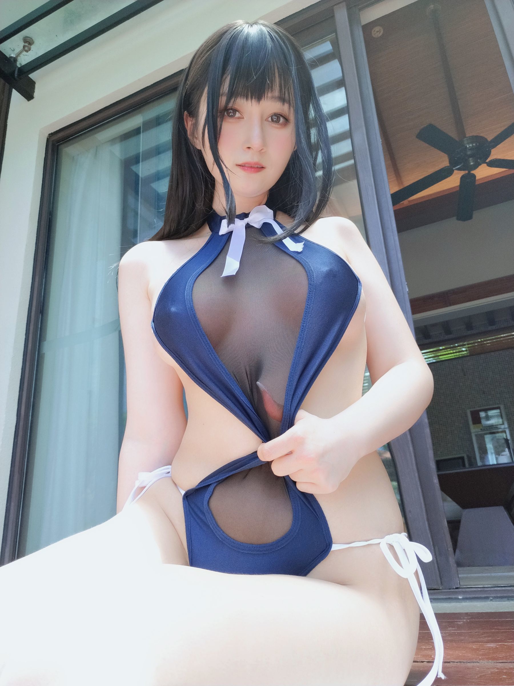 Coser小姐姐白银 – 镂空泳衣 Cosplay-第8张