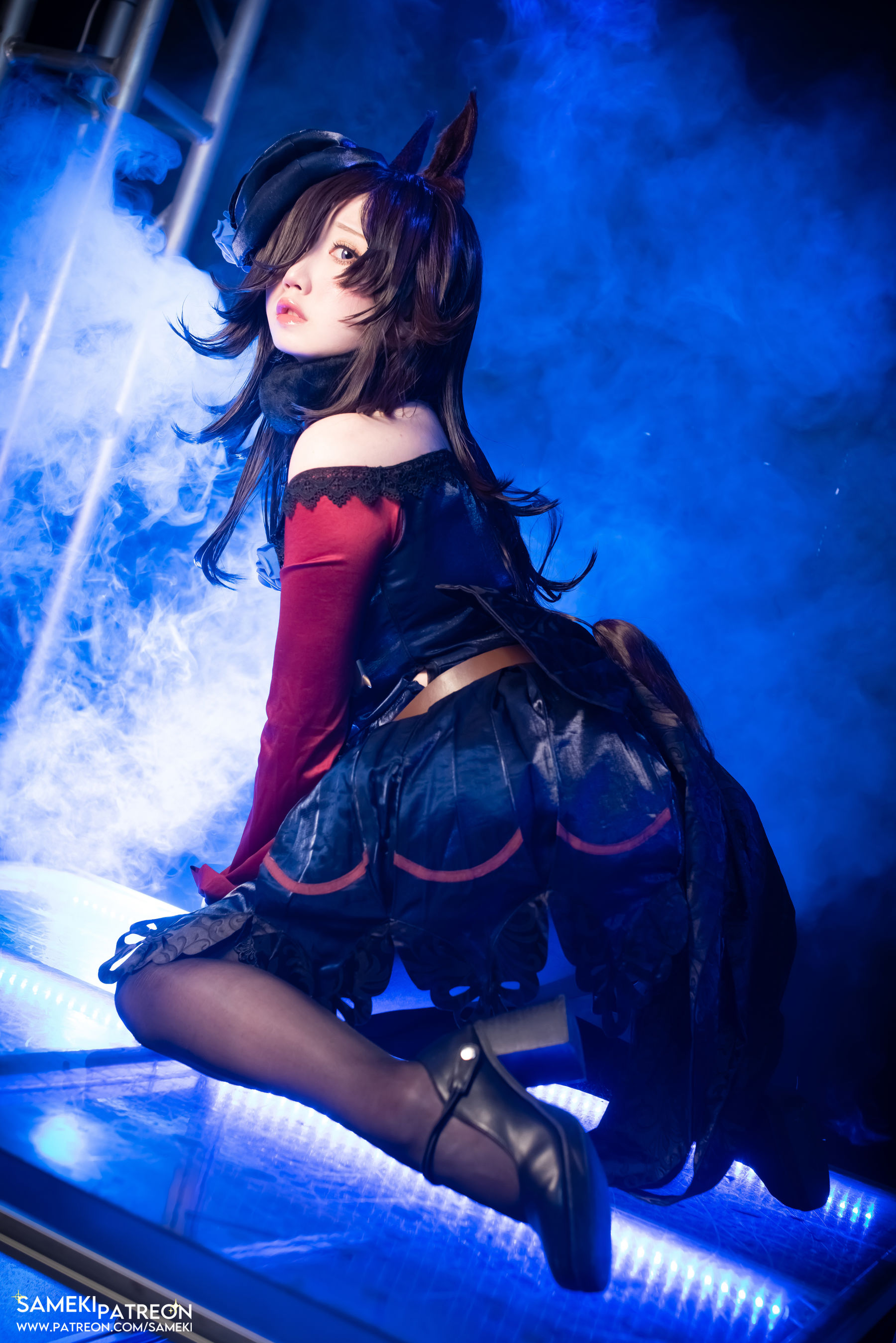 Sameki – うま娘 ライスシャワー Cosplay-第6张