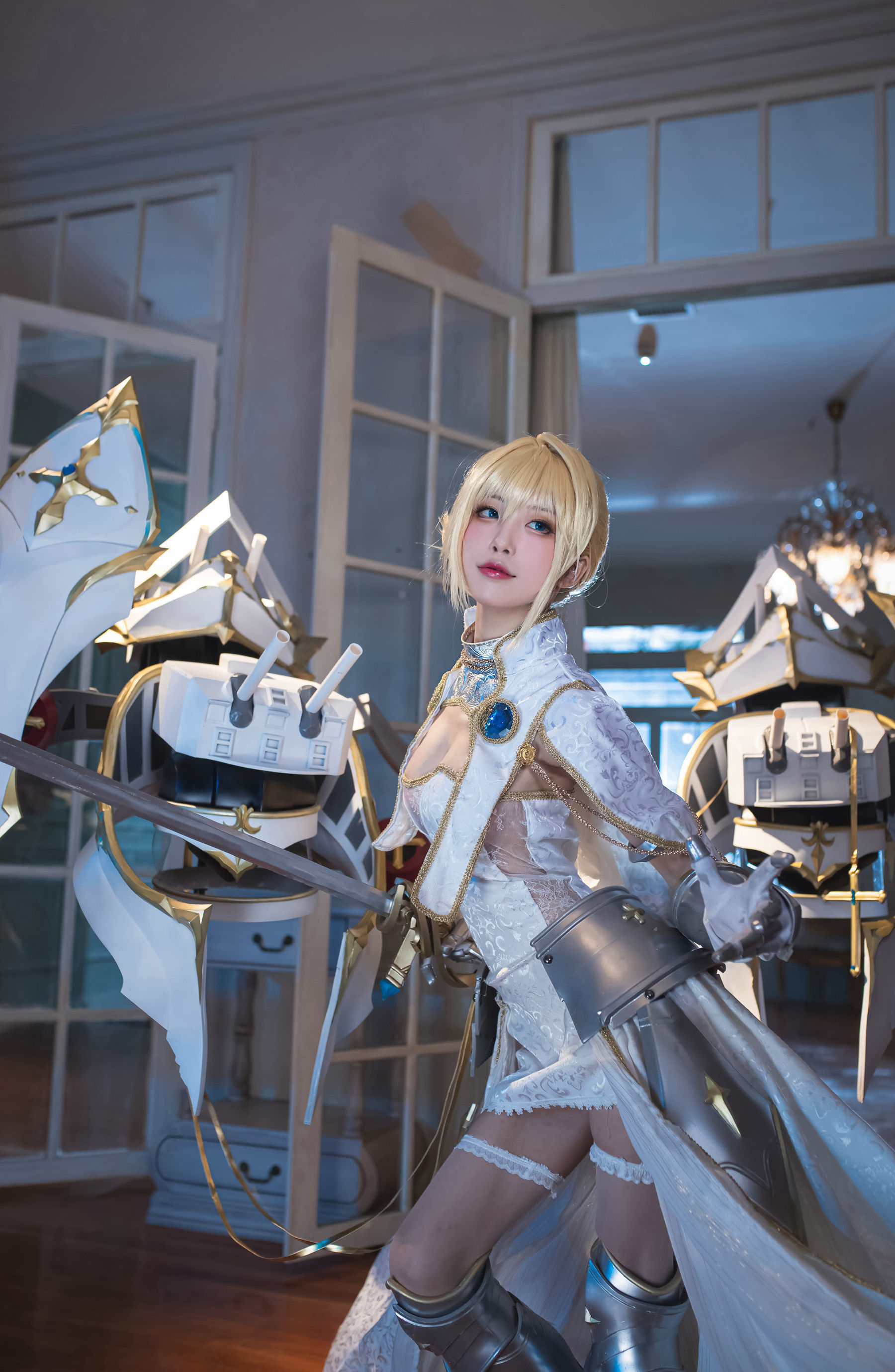 动漫博主水淼aqua – 圣女贞德 Cosplay-第23张