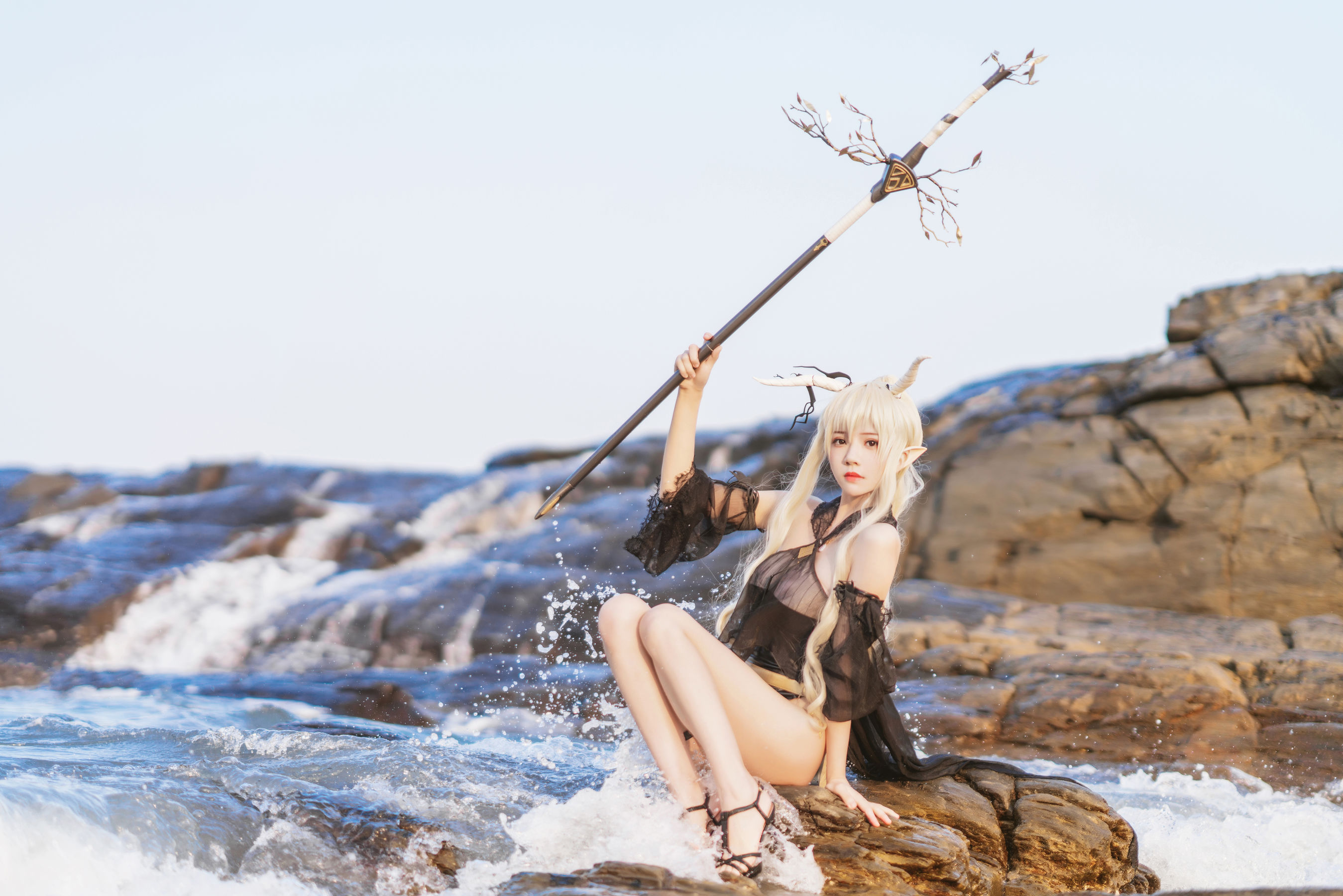 桜桃喵 – 闪灵泳衣 Cosplay-第6张